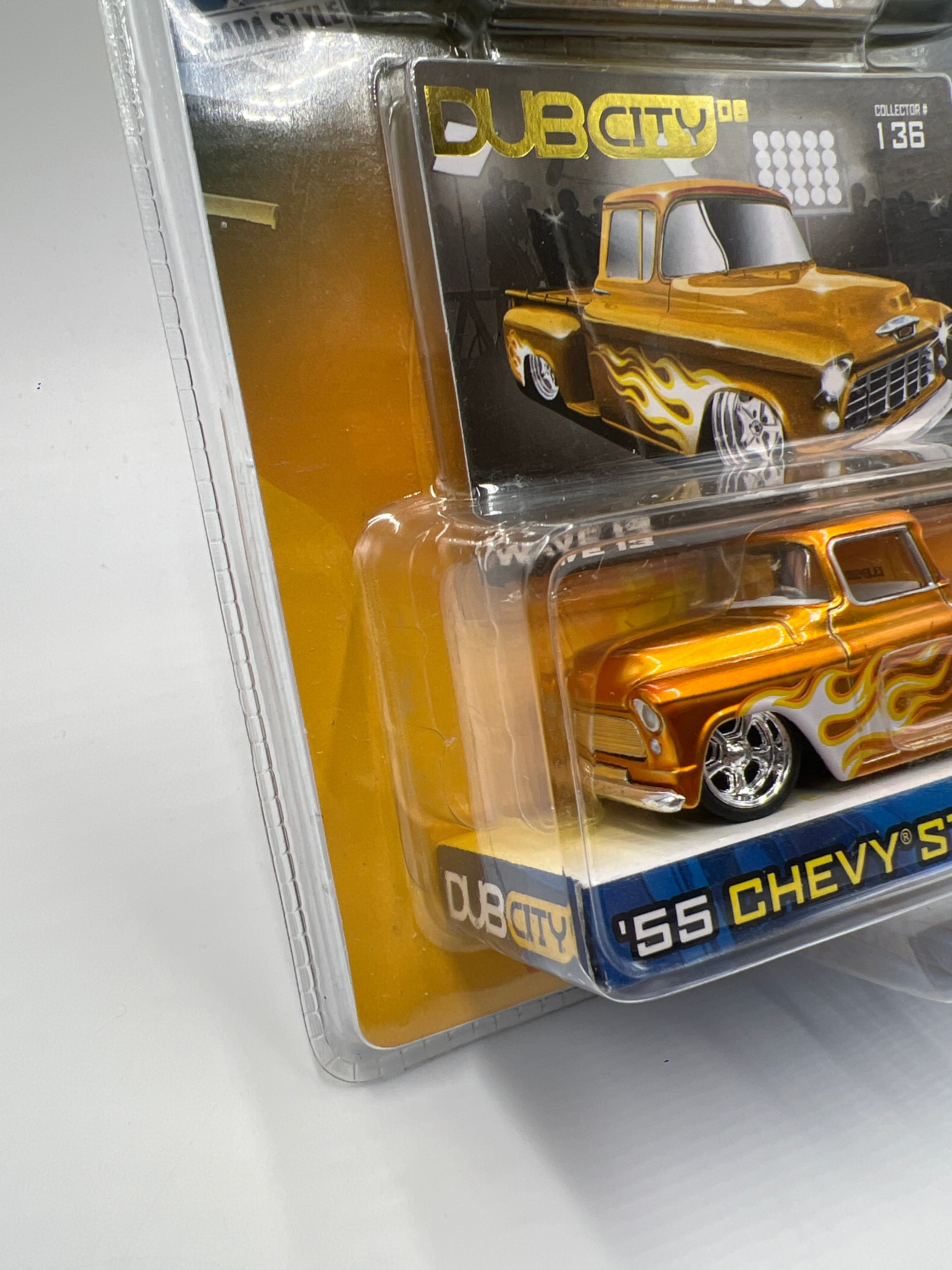 Jada Toys Dub City Old Skool Wave 13 #136 56 Chevy Stepside Orange