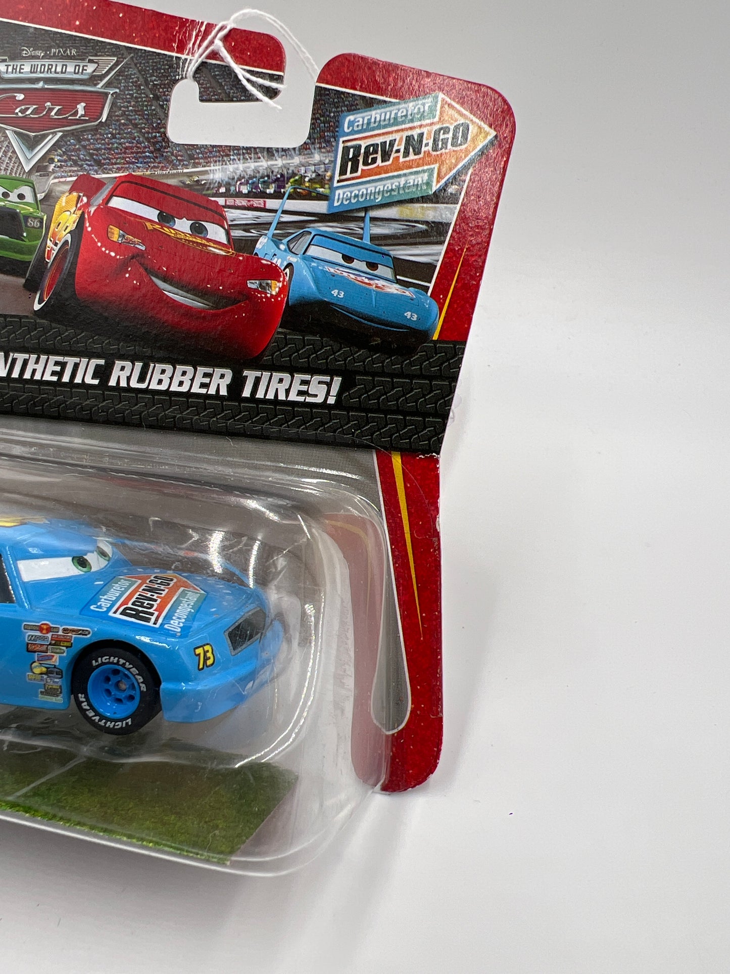 Disney Pixar The World Of Cars Rubber Tires Rev N Go No 73 138B