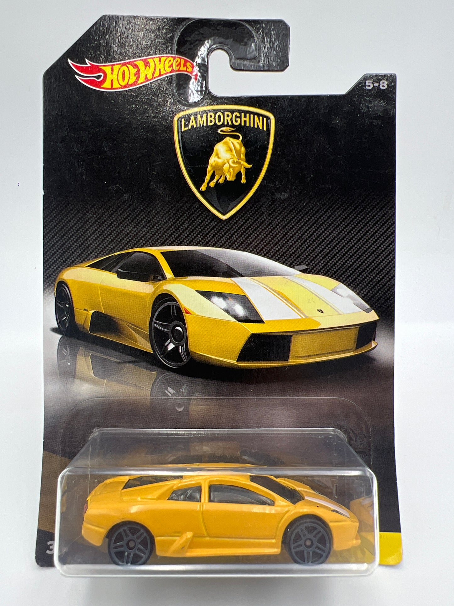 Hot Wheels Lamborghini Series #5 Lamborghini Murcielago Yellow 157F