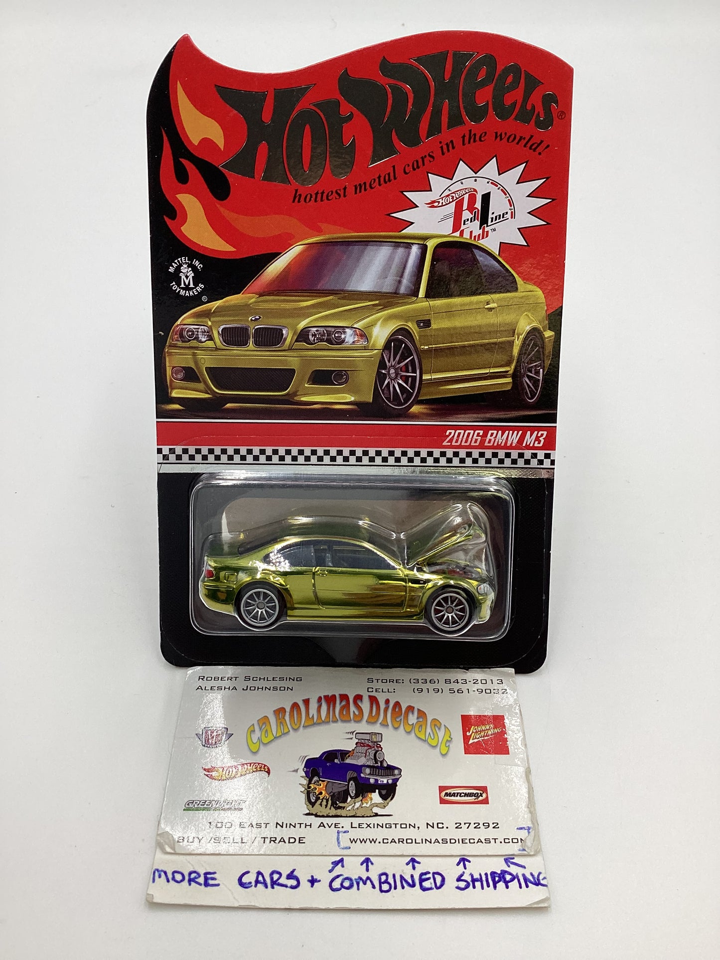 2020 Hot Wheels RLC #04879/20000 2006 BMW M3 Antifreeze