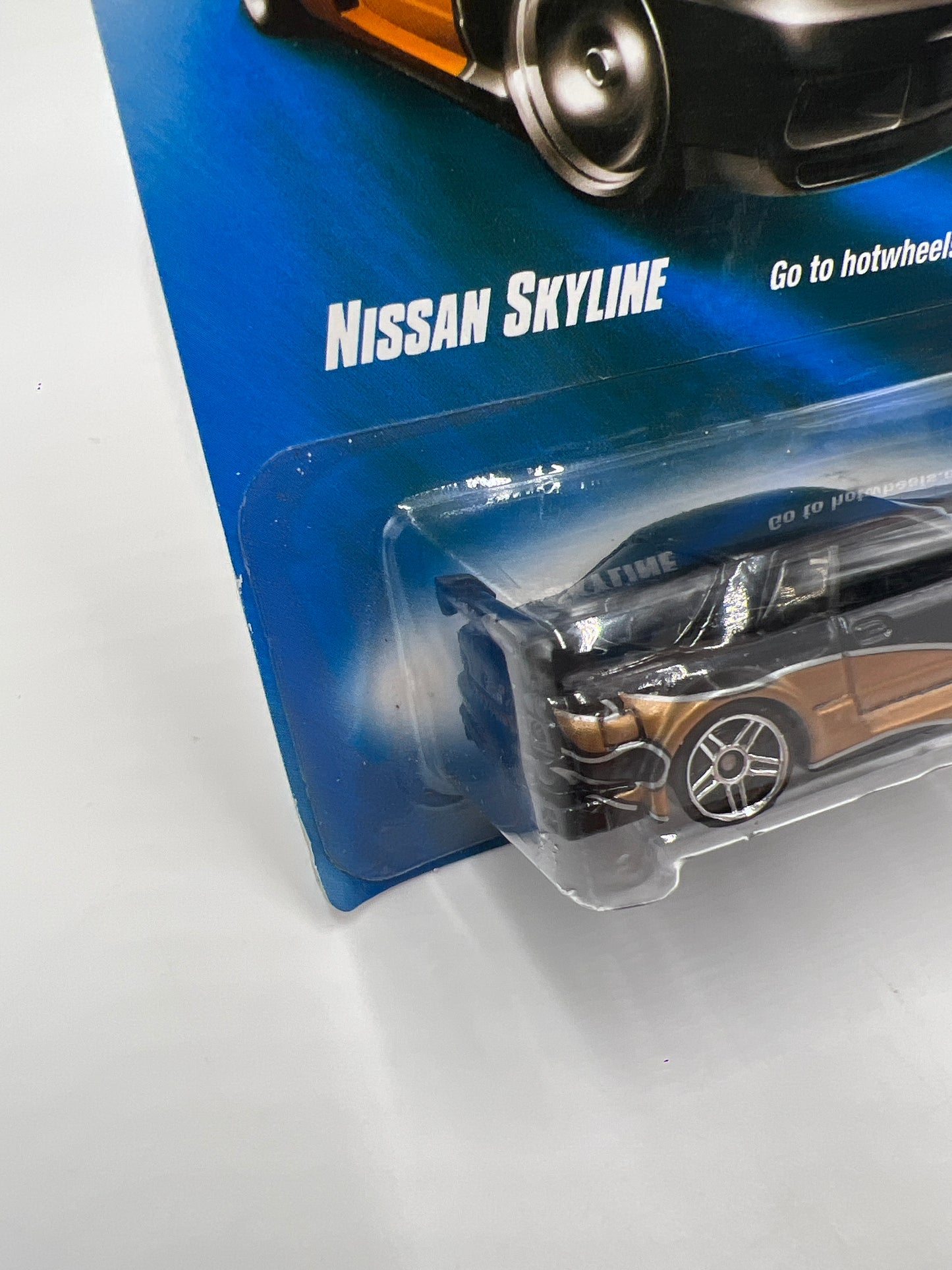 2008 Hot Wheels Web Trading Cars #81 Nissan Skyline Black W/Protector