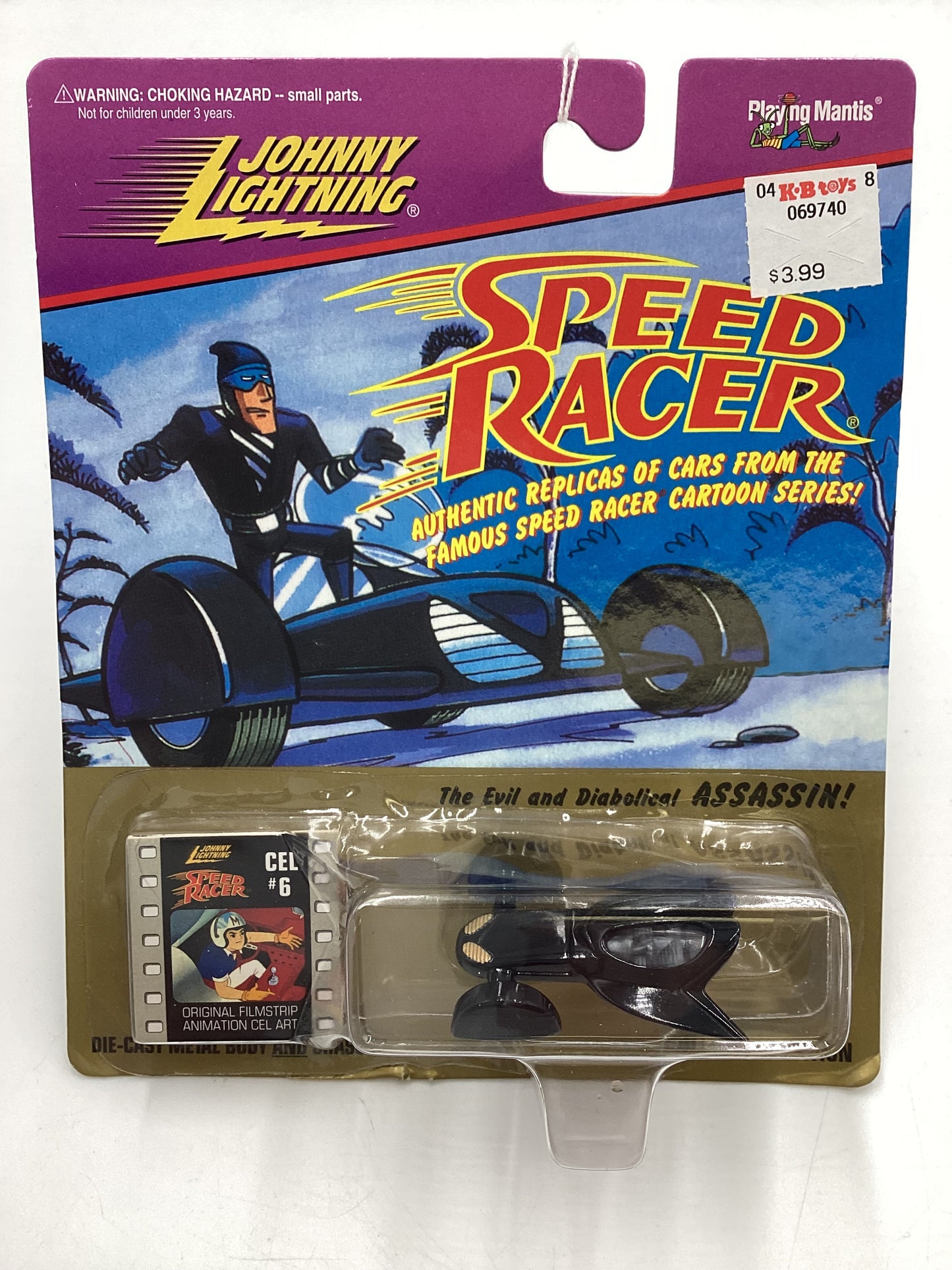 Johnny Lightning Speed Racer CEL #6 The Assassin Black/Gray 186A