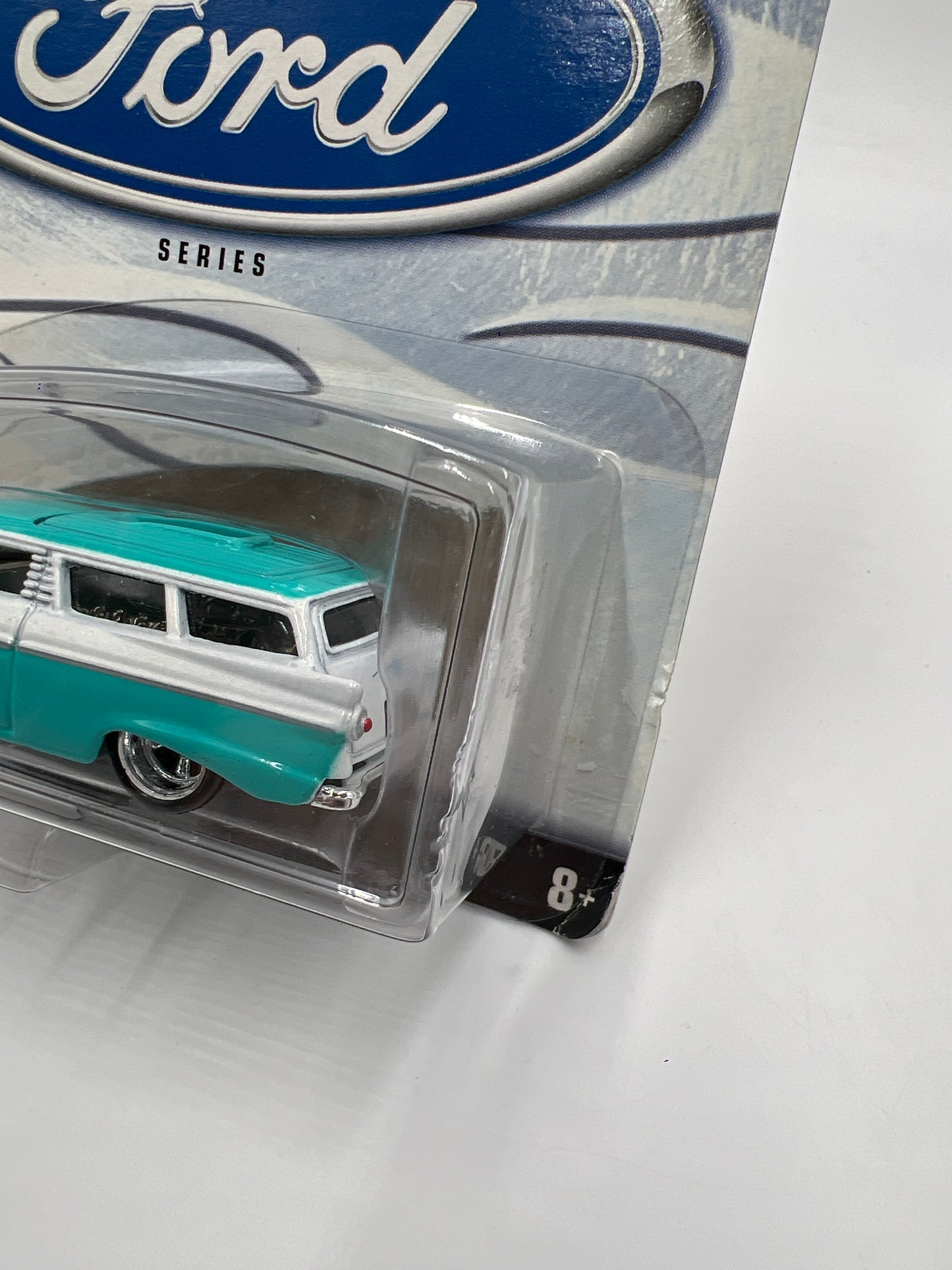 Hot Wheels Premium 100% Ford Series #2 Custom 50s Ford Wagon Blue/White 241B
