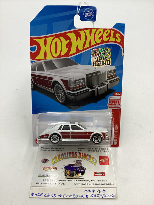 Hot wheels Red edition Factory Sealed #75 82 Cadillac Seville 150D