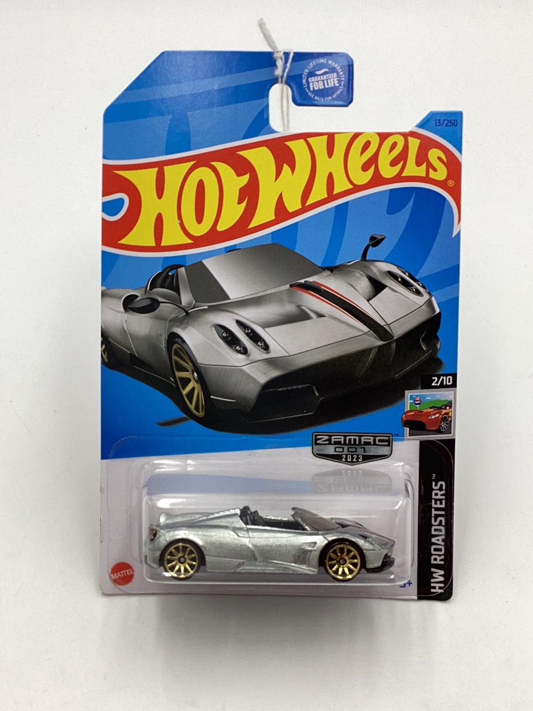 2023 hot wheels #13 17 Pagani Huayra Roadster Zamac #1 146D