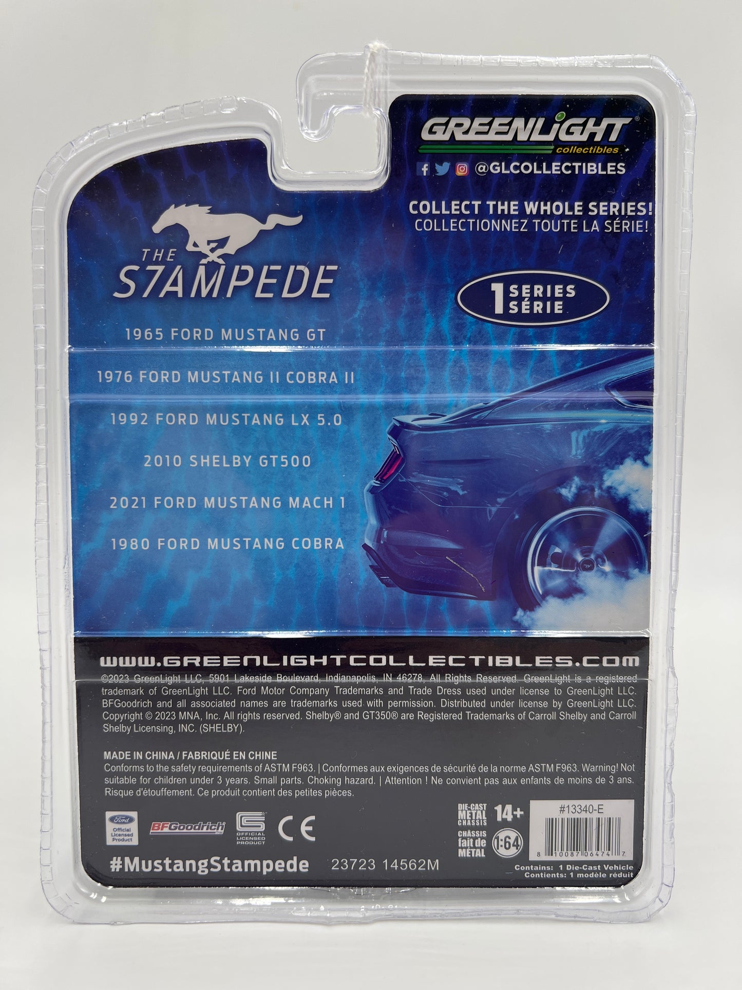 Greenlight The Stampede Series 1 CHASE 2021 Ford Mustang Mach 1 Red