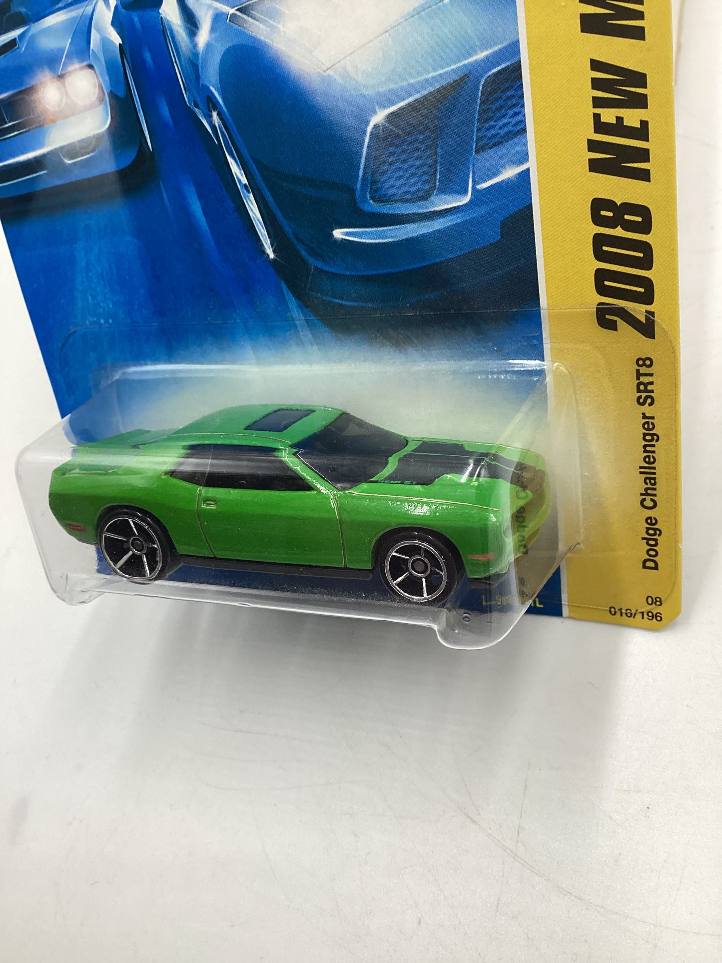 2008 Hot Wheels New Models #16 Dodge Challenger SRT8 Green 54G