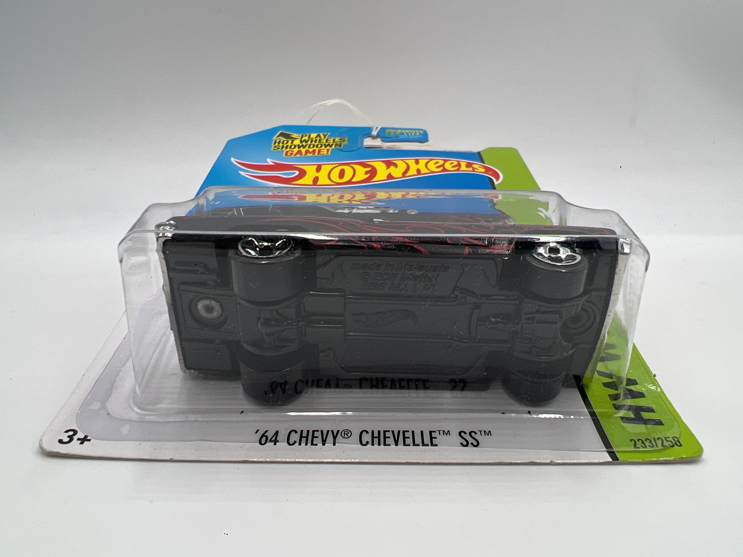2014 Hot Wheels Workshop #233 64 Chevy Chevelle SS Matte Black 7F