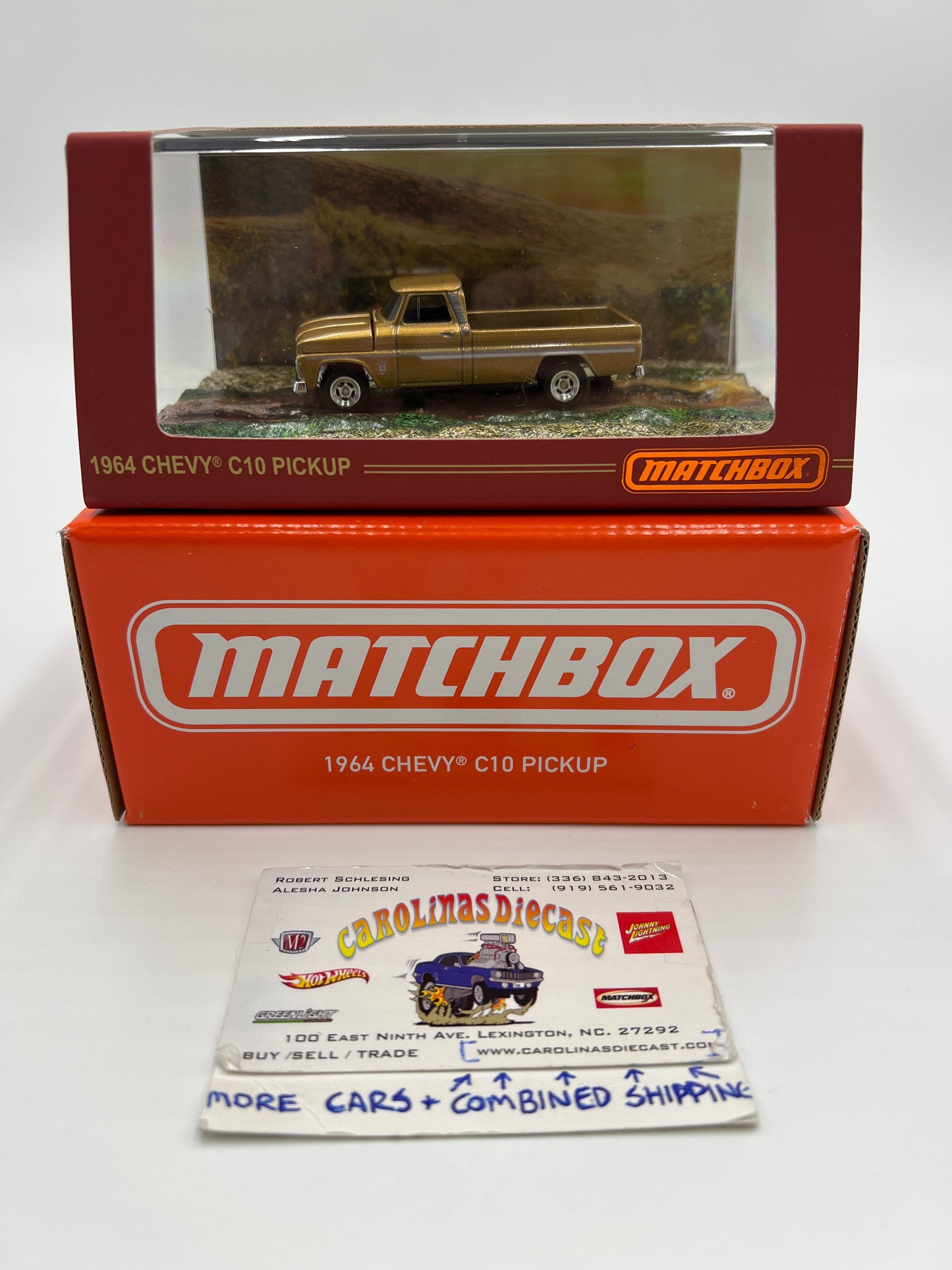 Matchbox Mattel Creations 1964 Chevy C10 Pickup Gold