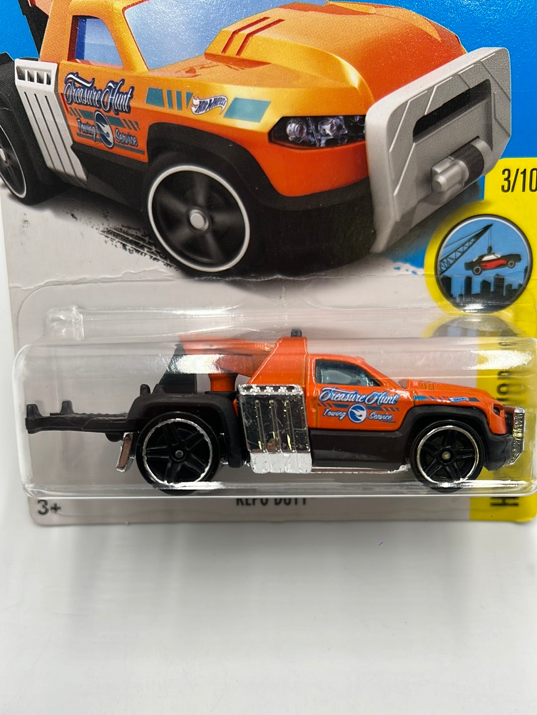 Hot Wheels 2016 Treasure Hunt Repo Duty #168 277E