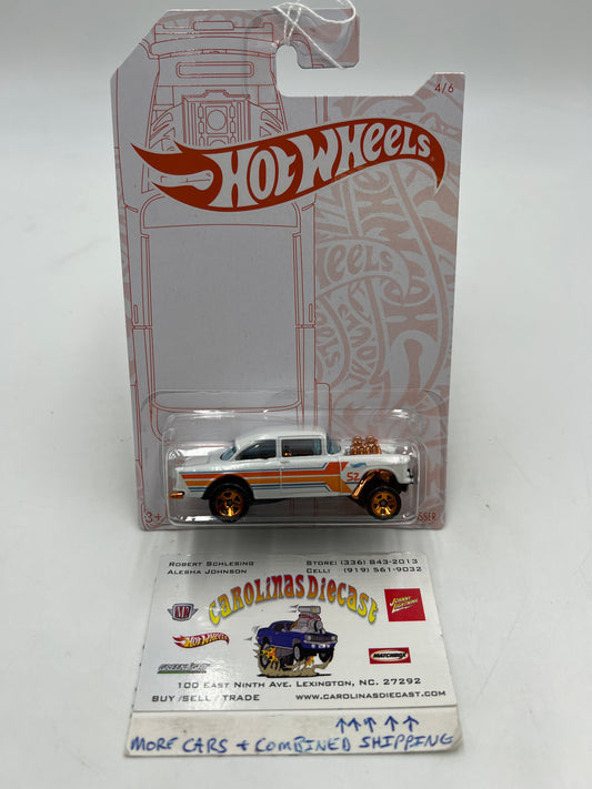 Hot Wheels 52nd Anniversary #4 55 Chevy Bel Air Gasser 152A