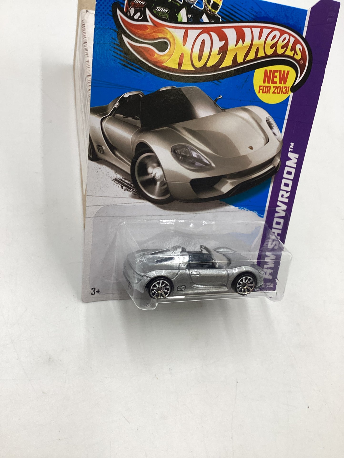 2013 Hot Wheels Showroom #175 Porsche 918 Spyder Silver 99E