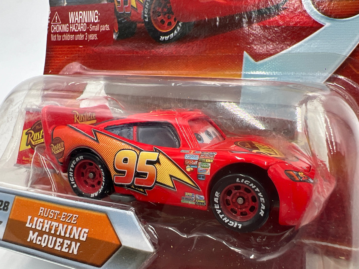 Disney Pixar Cars #128 CHASE Rust-eze Lightning McQueen 140A
