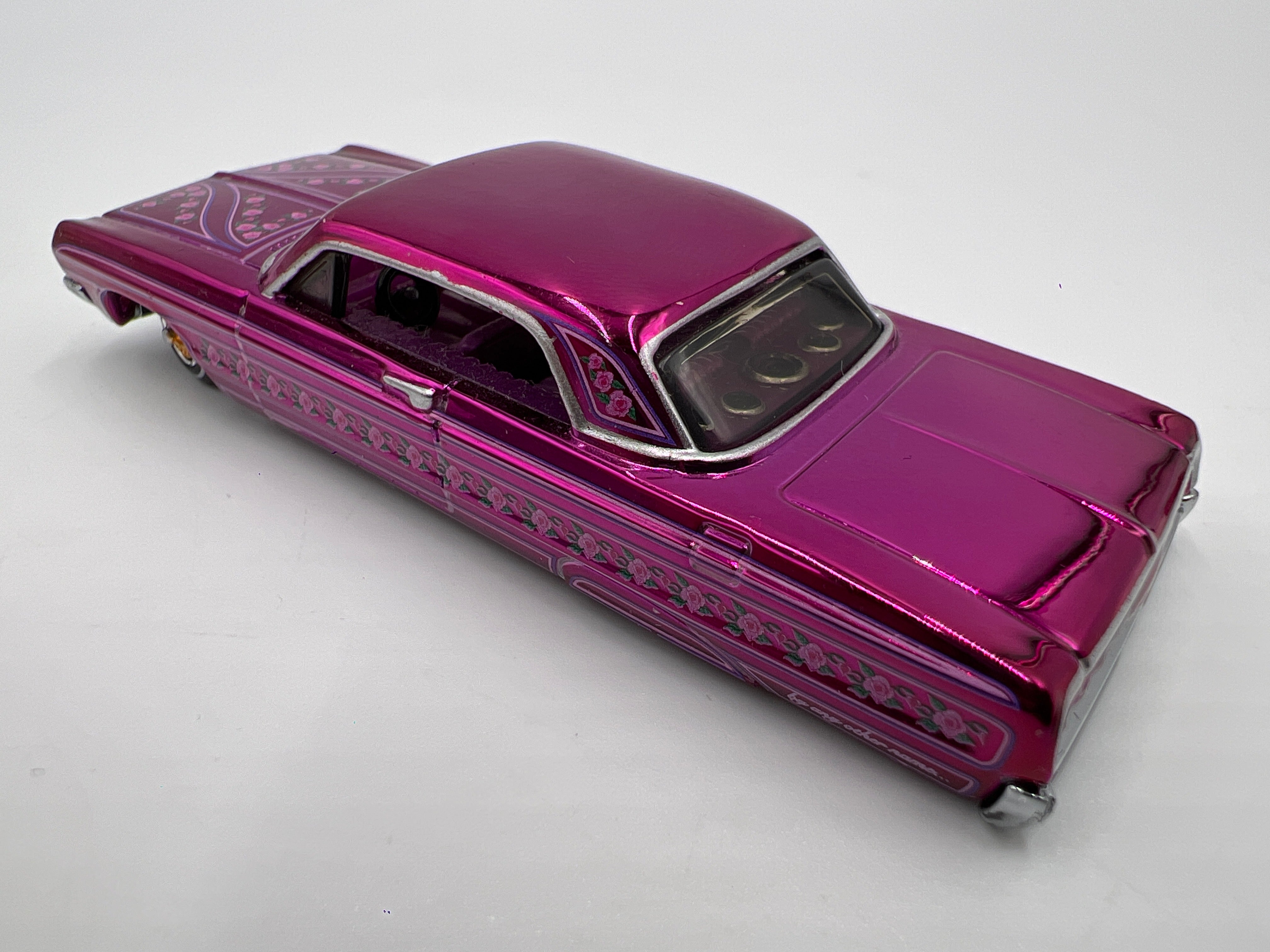 Hot Wheels RLC Lowrider 64 Chevrolet Impala Gypsy Rose Pink Loose