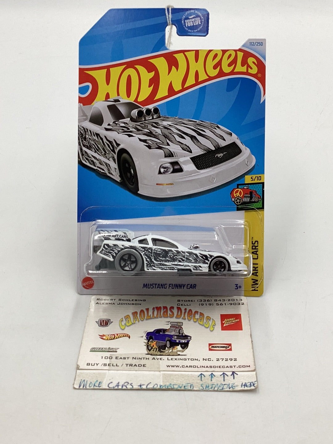 2024 Hot Wheels E Case #112 Mustang Funny Car 24C