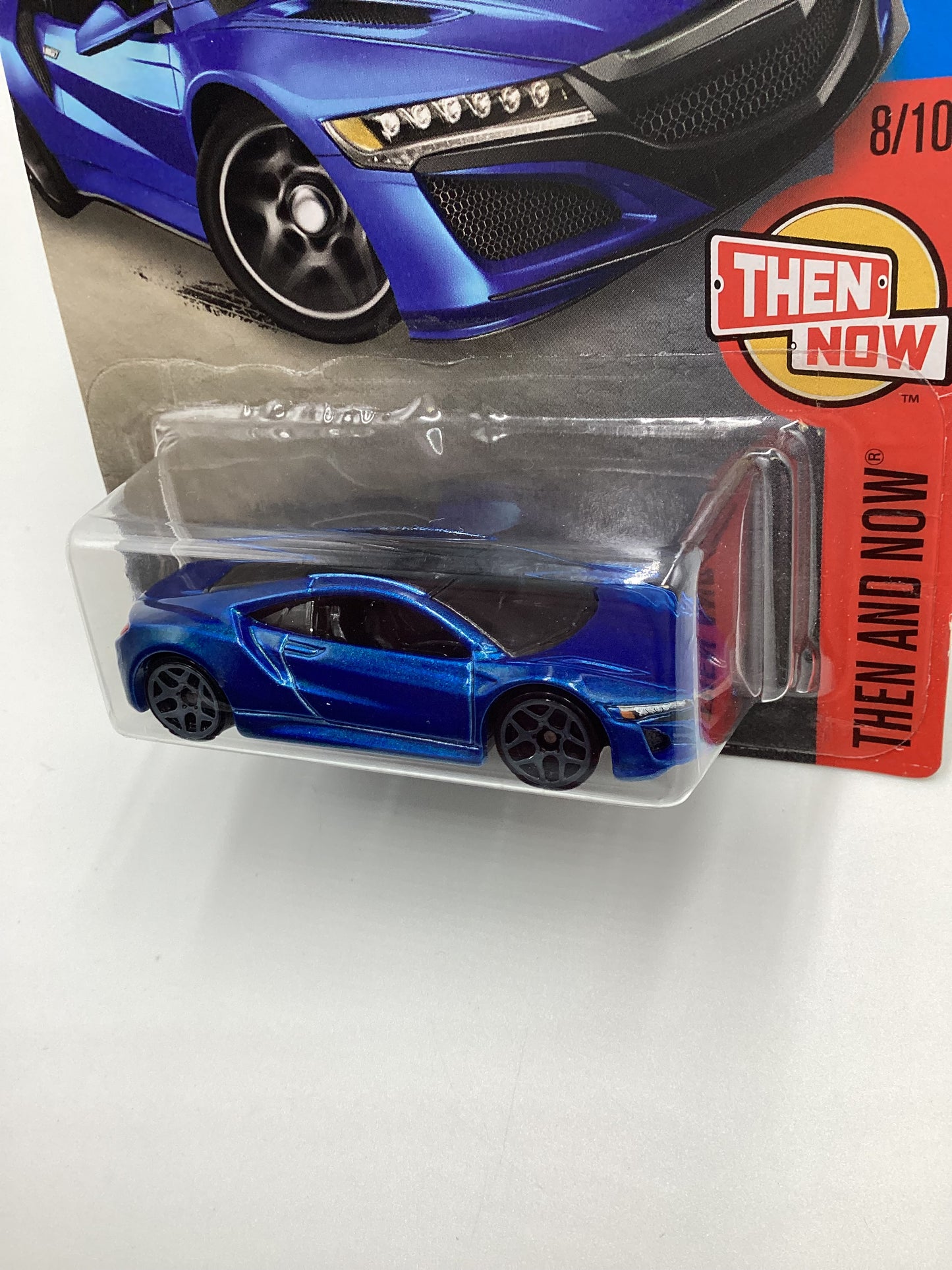 2016 Hot Wheels  #108 17 Acura NSX Blue Target Spring Card 238E