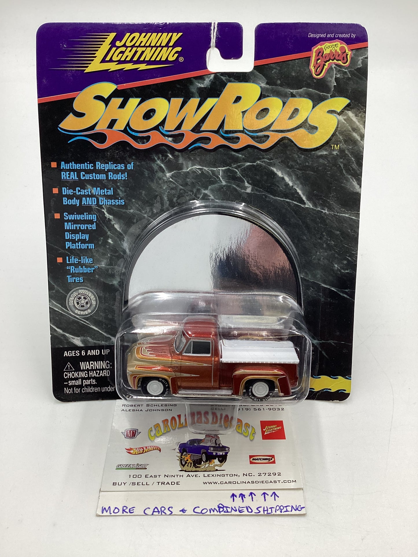 Johnny Lightning Show Rods Wild Kat White Lightning Chase VHTF