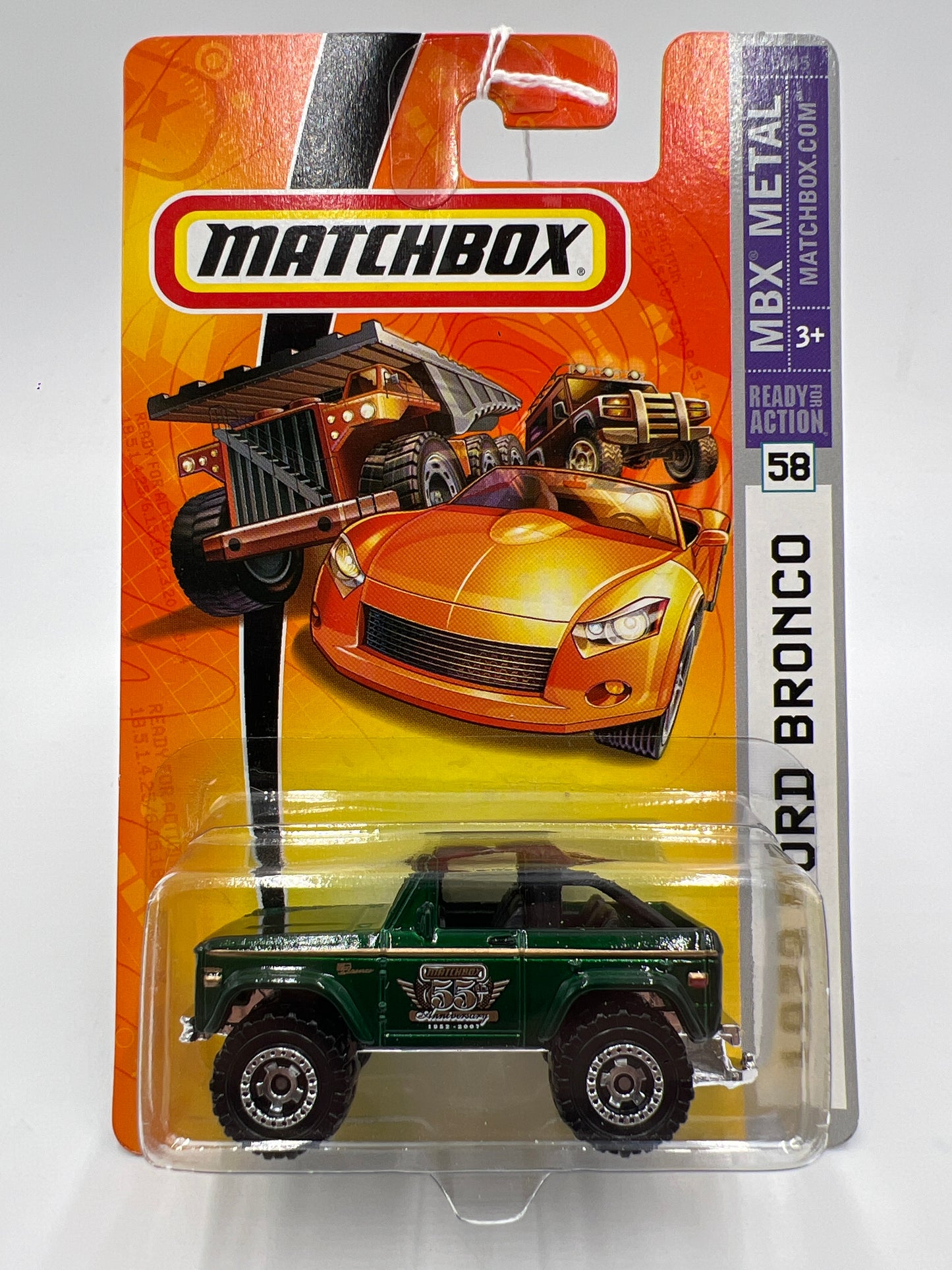 Matchbox MBX Metal #58 1972 Ford Bronco Dark Emerald Green 216G