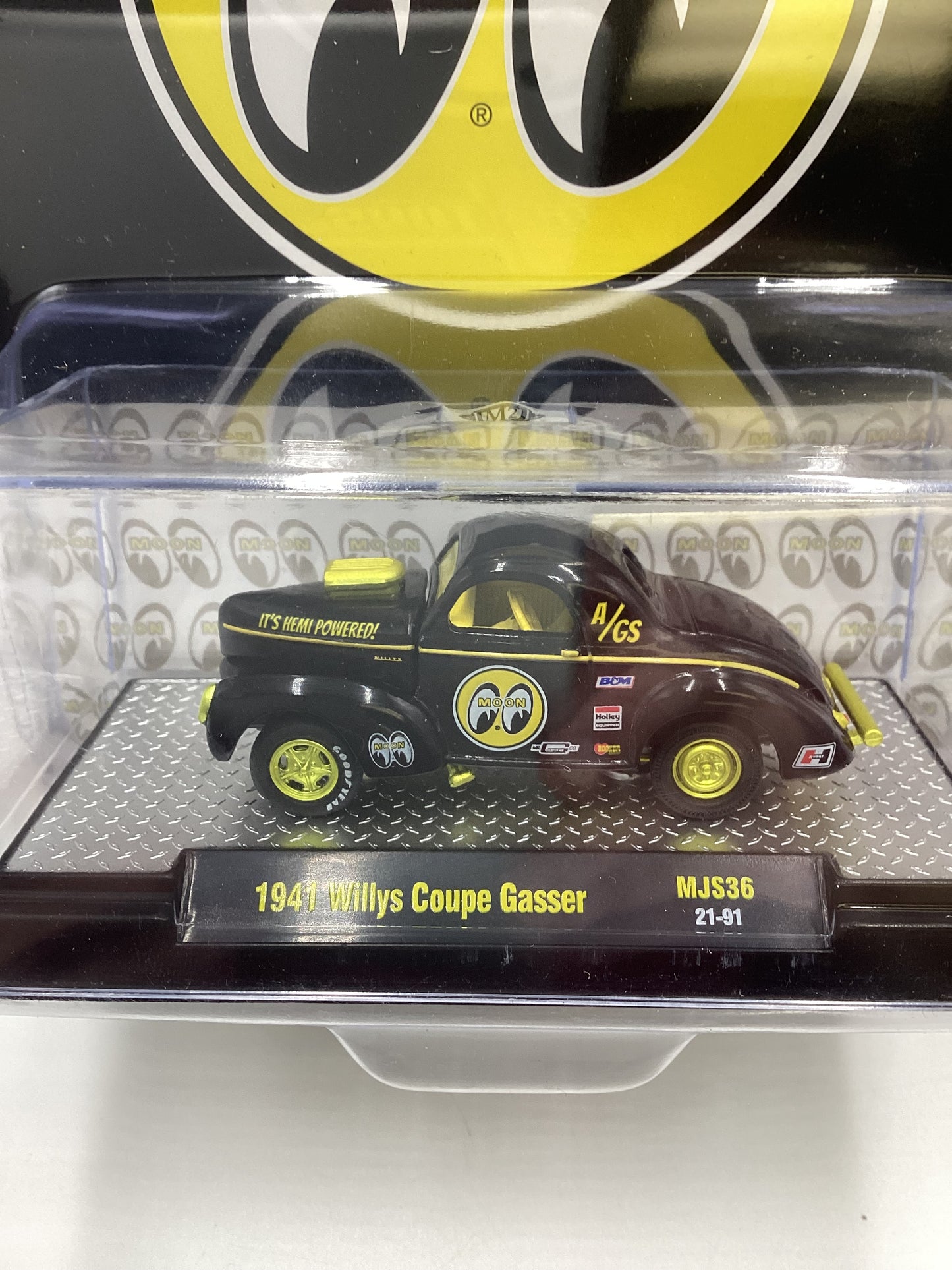 M2 Machines MiJo 1941 Willys Coupe Gasser Mooneyes MJS36 CHASE