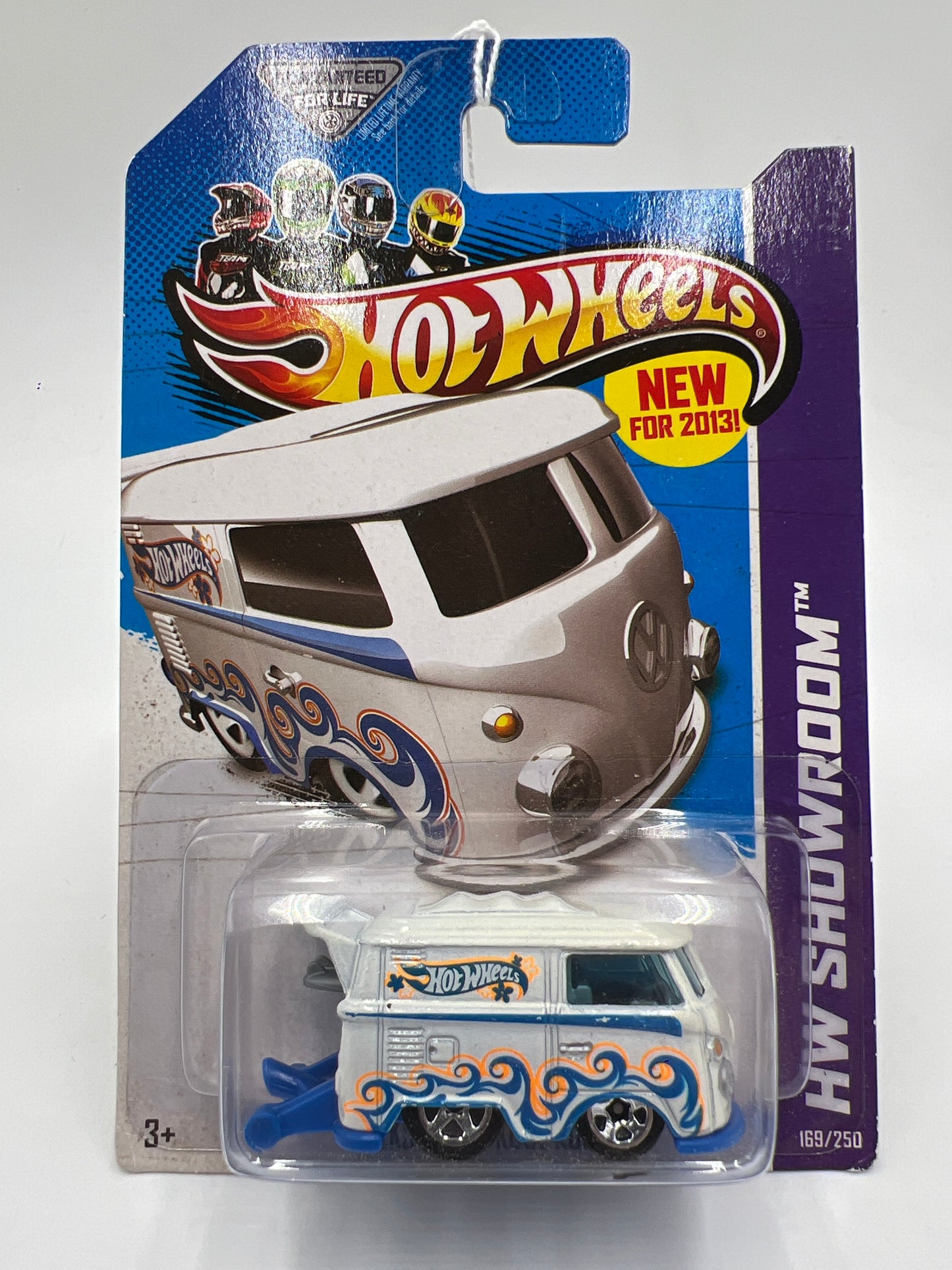 2013 Hot Wheels Showroom #169 Volkswagen Kool Kombi White 97E