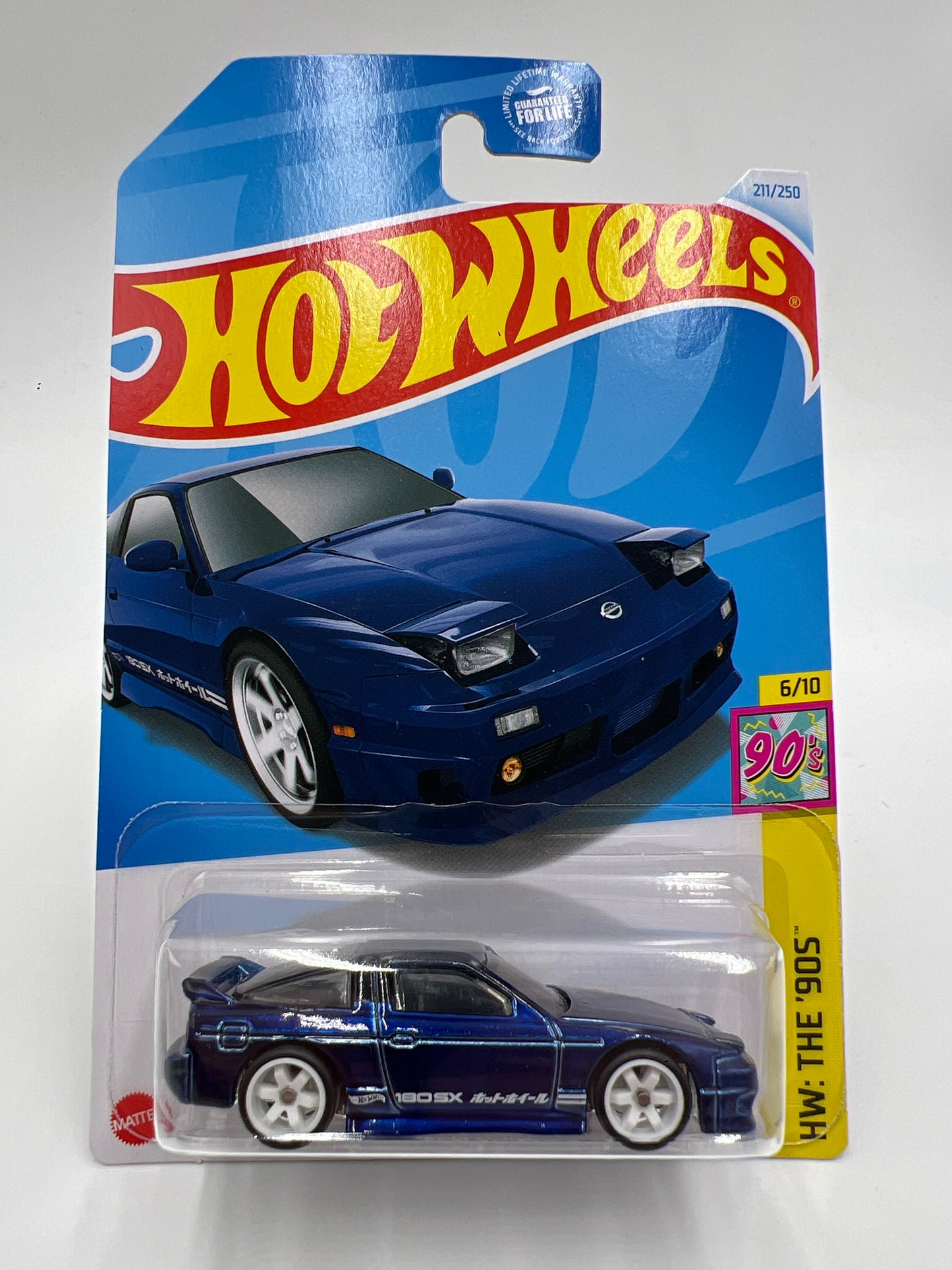 2024 Hot Wheels M Case Super Treasure Hunt #211 96 Nissan 180SX Type X Blue W/Protector