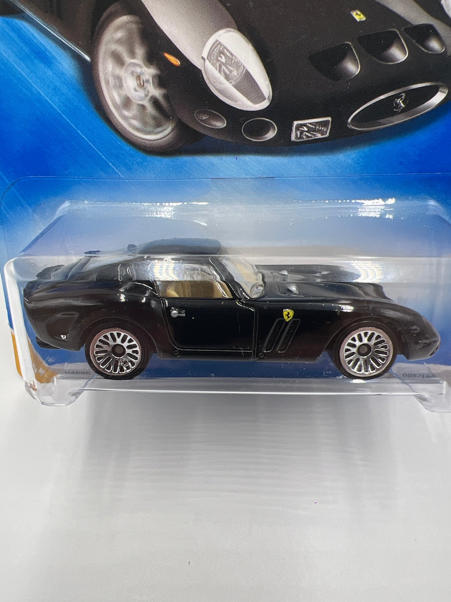 2009 Hot Wheels New Models #5 Ferrari 250 GTO Black Loose Blister SR