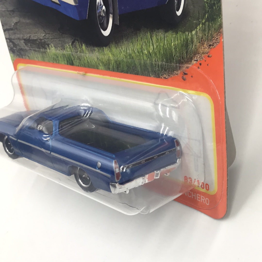 2024 matchbox #83 1970 Ford Ranchero blue 28G