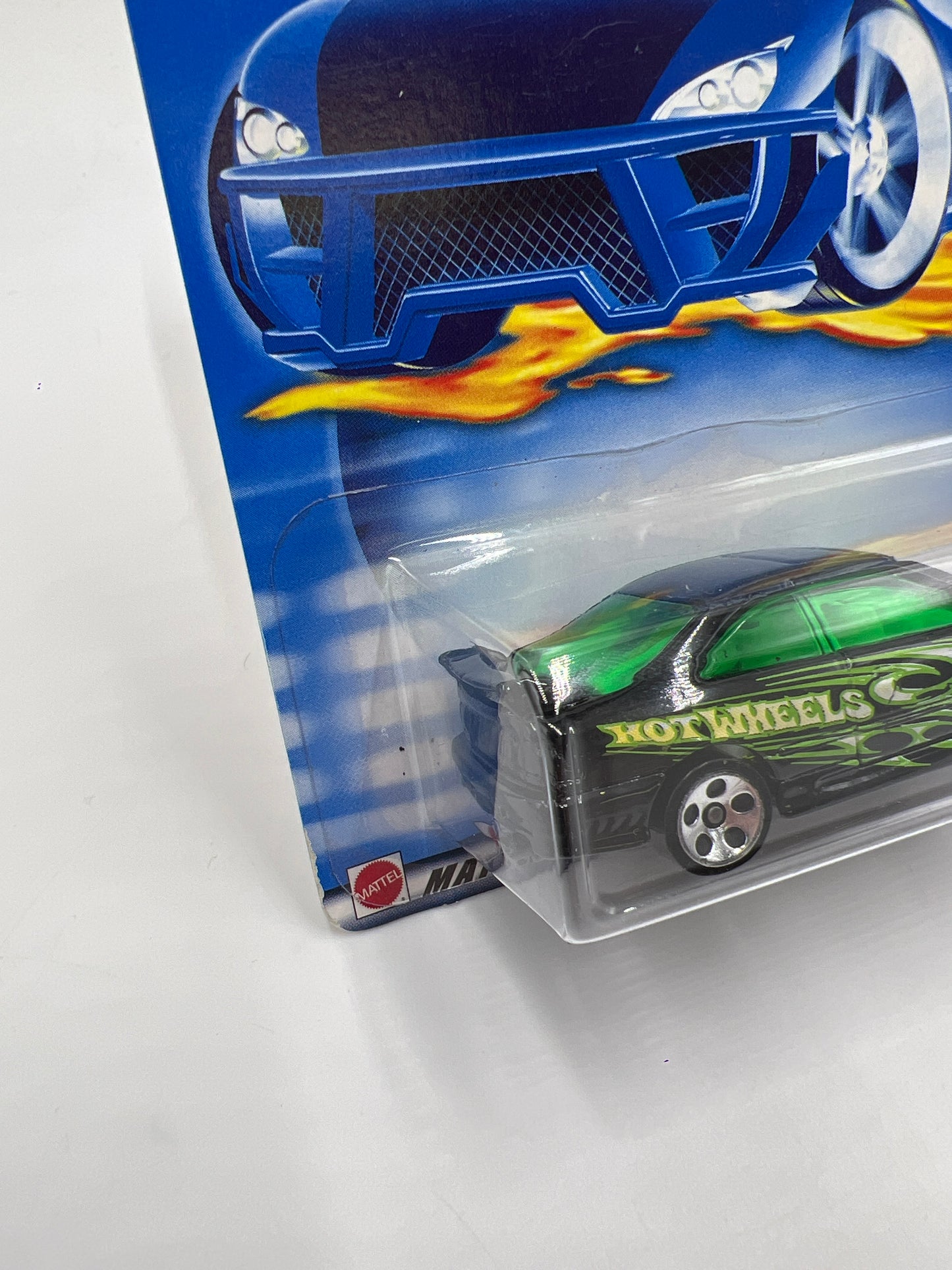 2002 Hot Wheels Collector #115 Honda Civic Black/Green 76A
