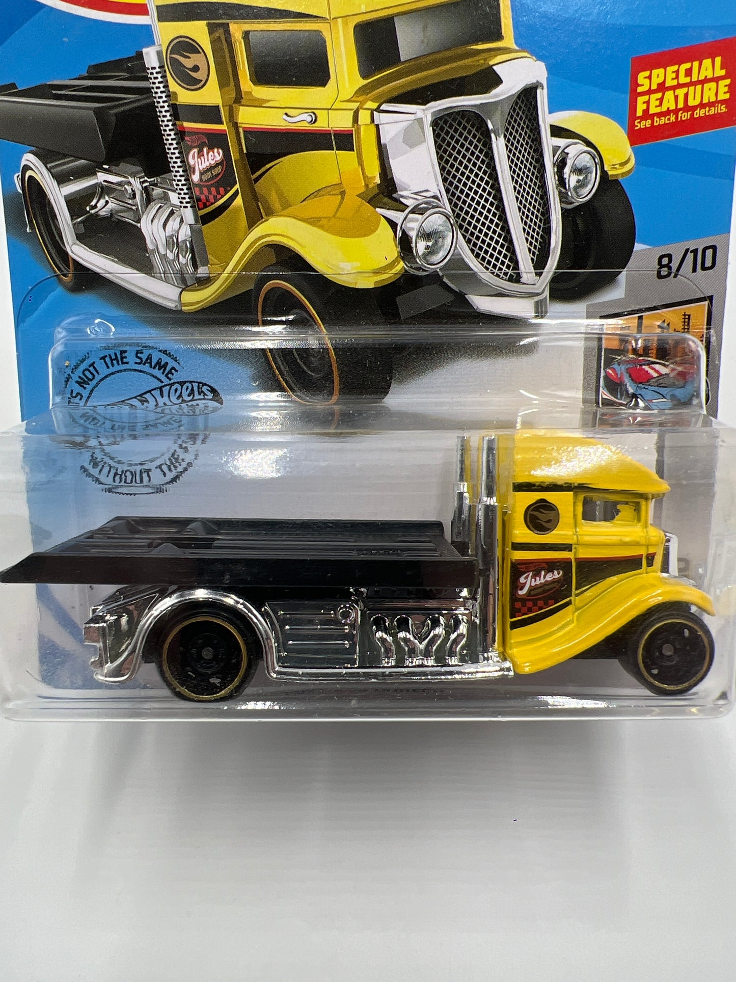 2019 Hot Wheels Treasure Hunt HW Metro #207 Fast Bed Hauler Yellow 276G