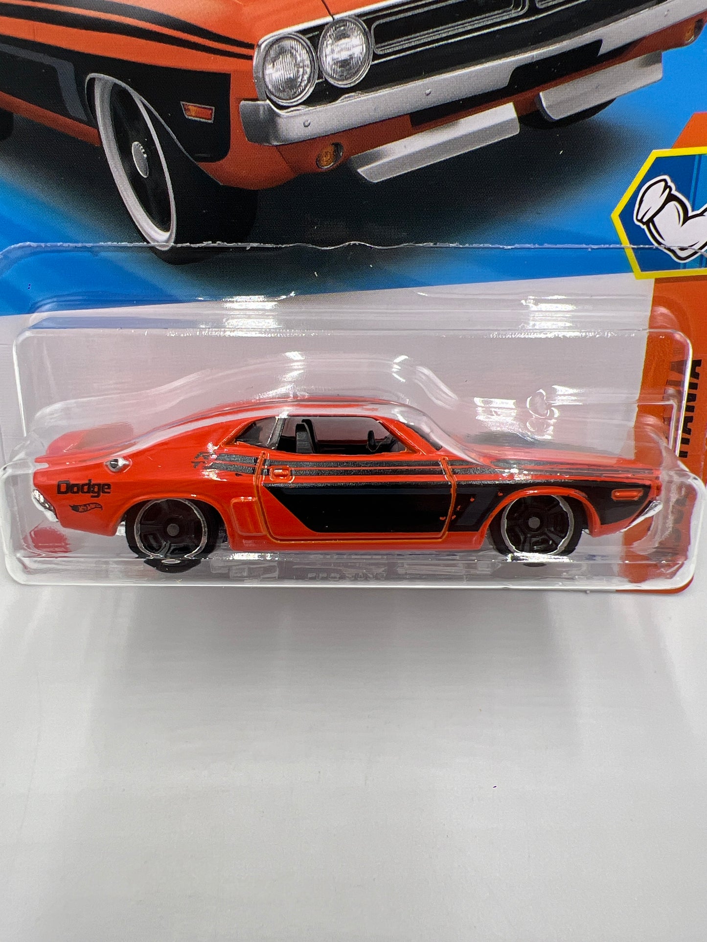 2025 Hot Wheels F Case Muscle Mania #131 71 Dodge Challenger Orange 42B