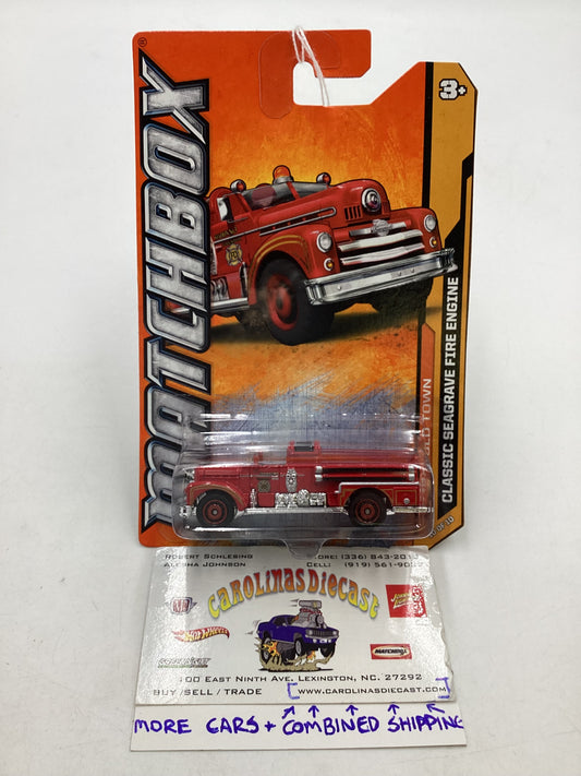 Matchbox MBX Old Town #10 Classic Seagrave Fire Engine Red 206C