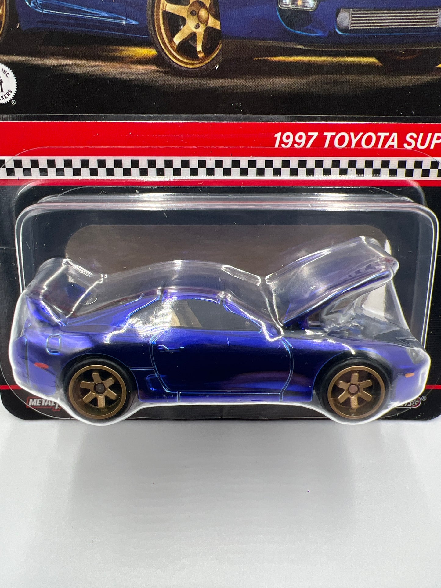 2024 Hot Wheels RLC 1997 Toyota Supra Blue W/Protector Loose Blister