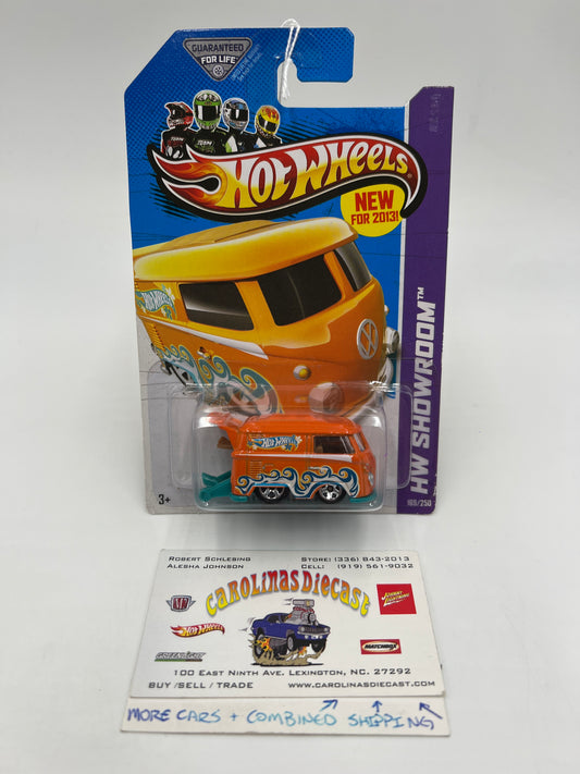 2013 Hot Wheels Showroom #169 Volkswagen Kool Kombi Orange 97D
