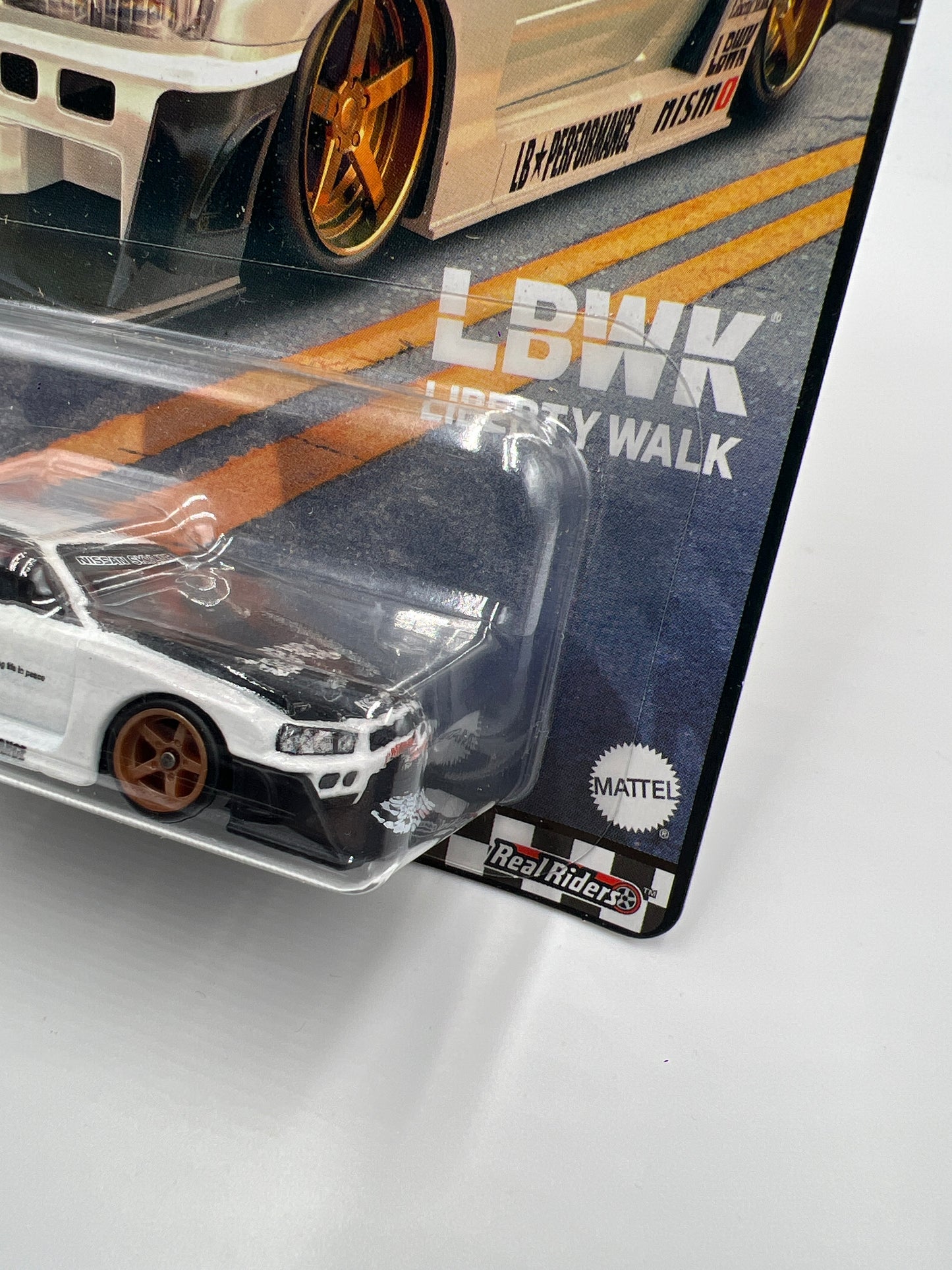 Hot Wheels Boulevard #70 LB-ER34 Super Silhouette Nissan Skyline White W/Protector (2)