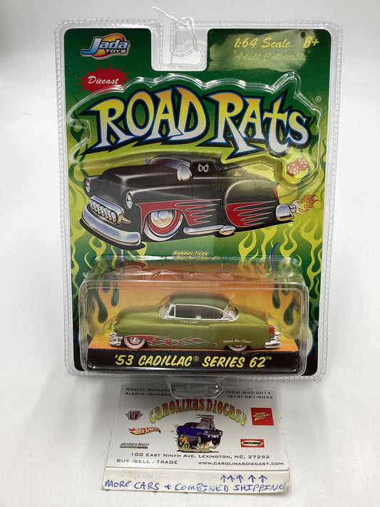 Jada Diecast Road Rats 53 Cadillac Series 62 Green 212H