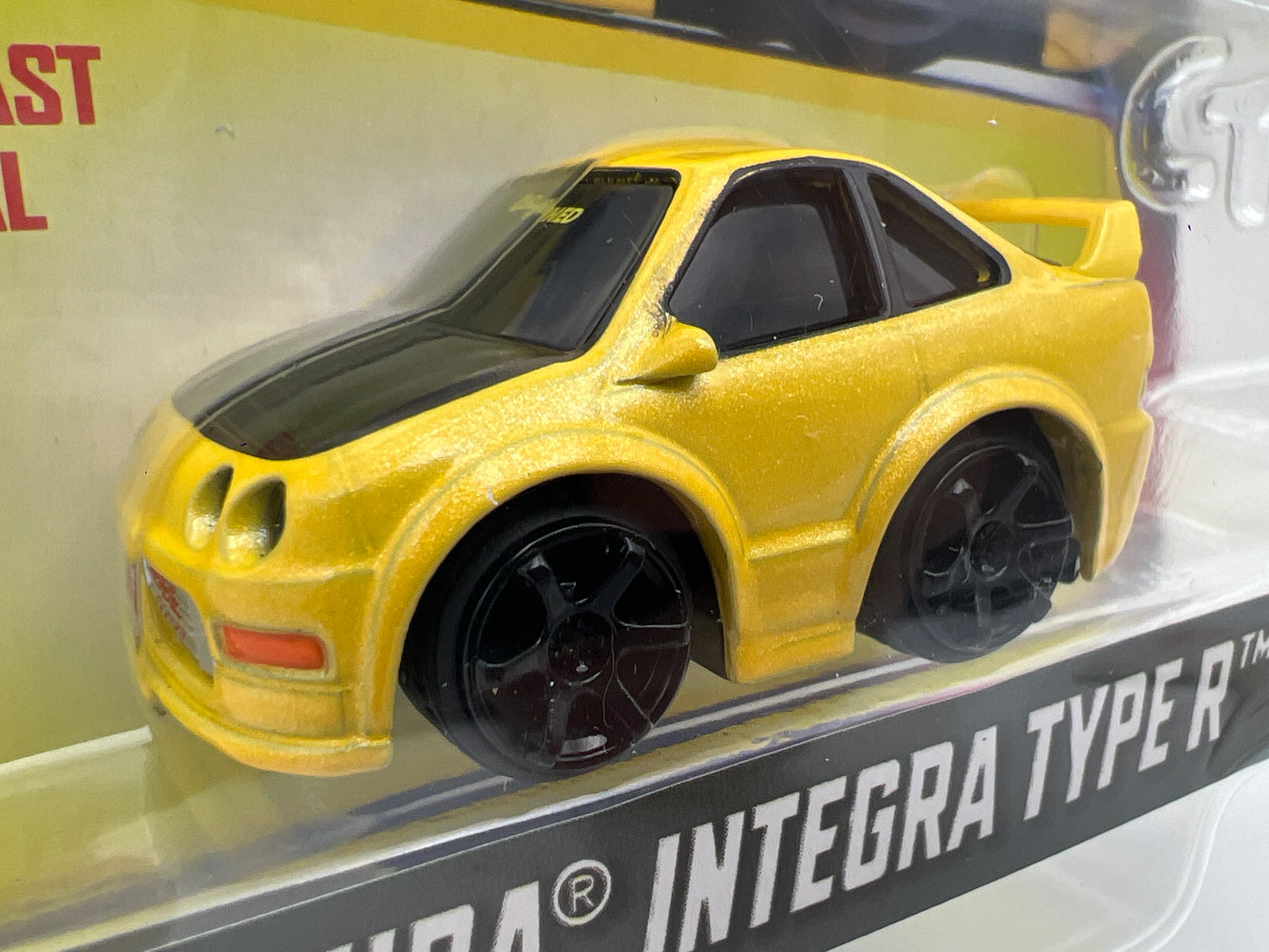MGA Car Tuned JDM Series 6 #2 00 Acura Integra Type R Yellow