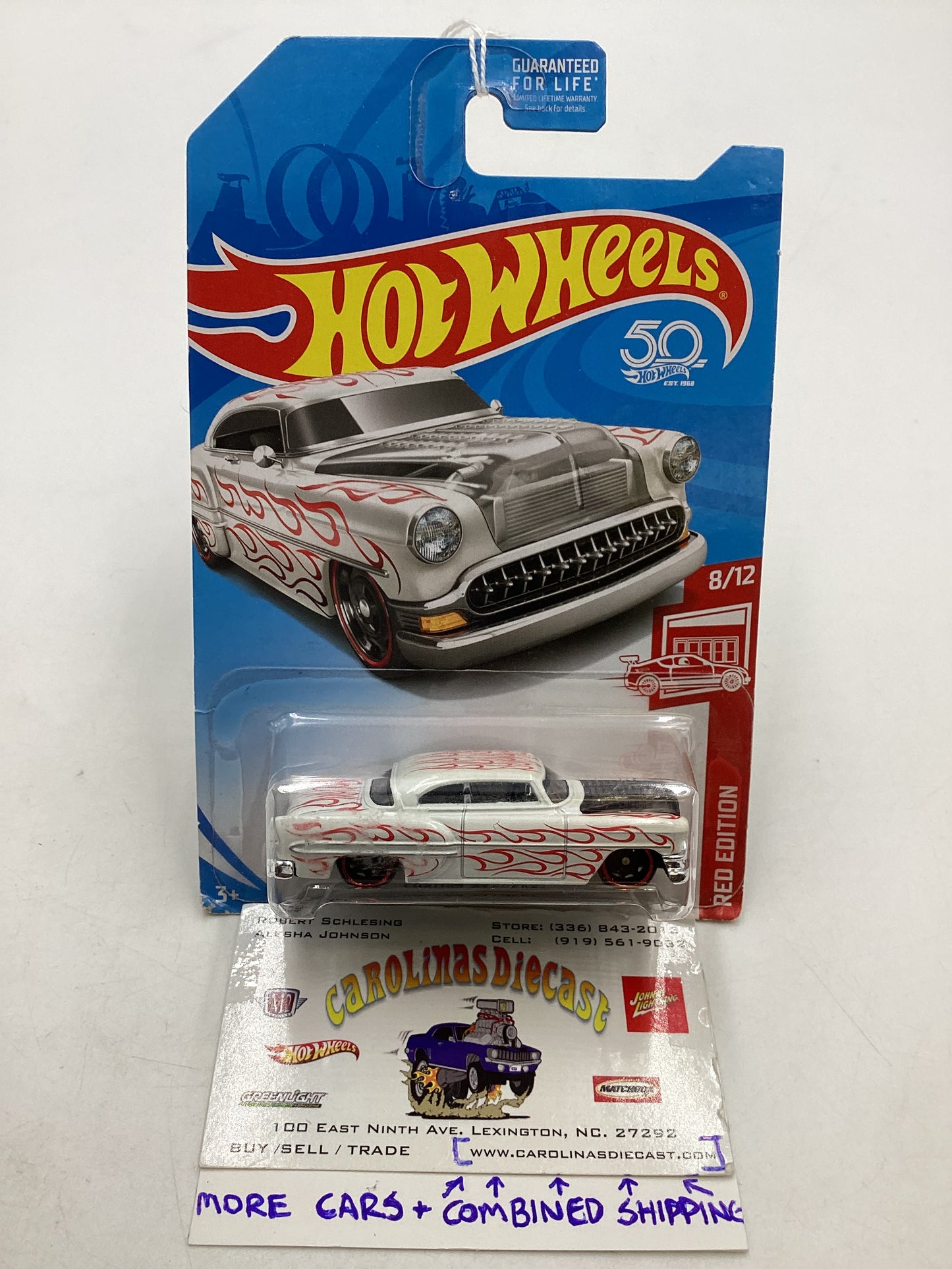 2018 Hot Wheels target exclusive Red Edition Custom 53 Chevy 151C