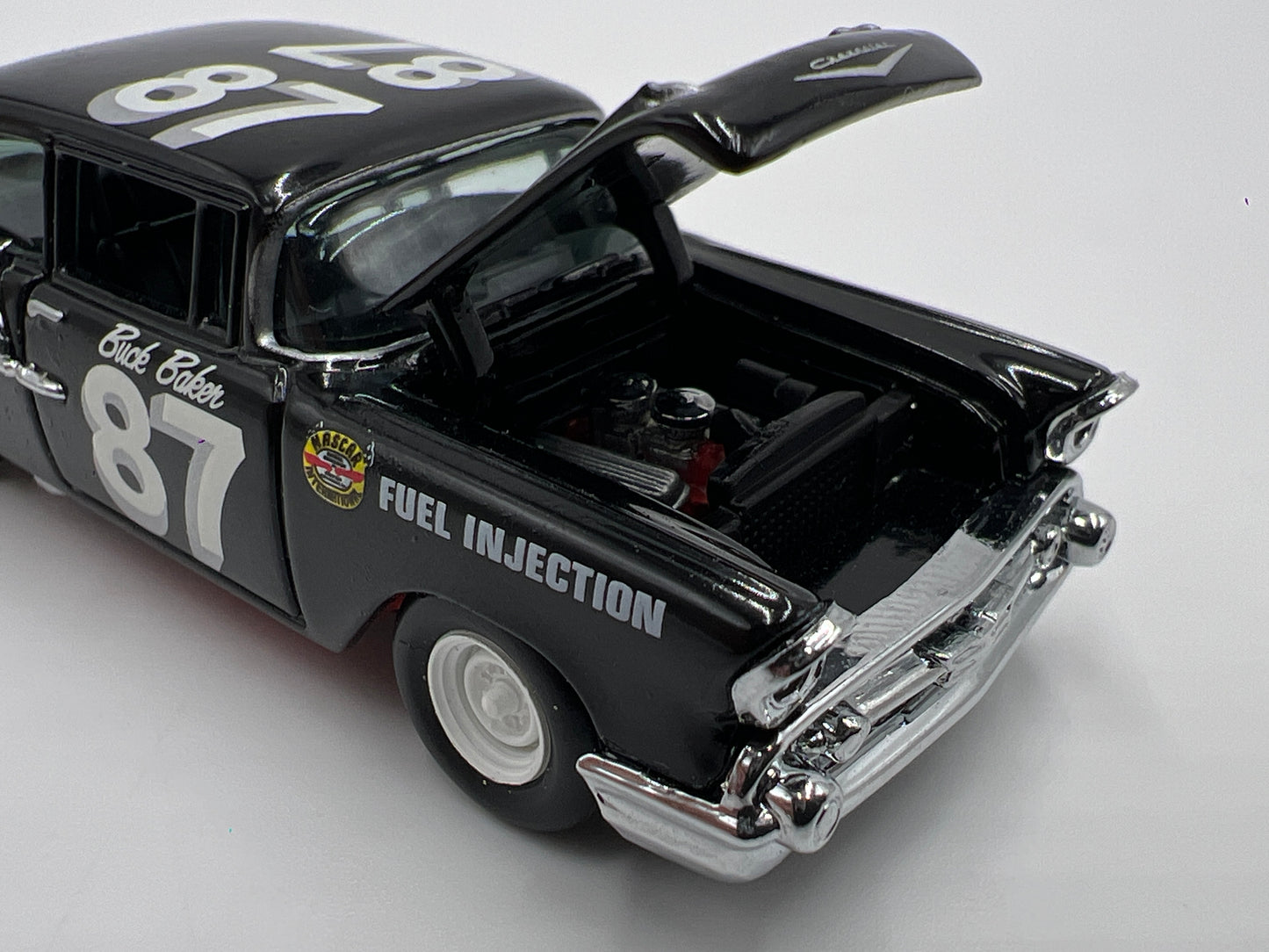 Hot Wheels 1/64 Premium Legends Vintage Record Holders 57 Chevy 150 Black/White Loose