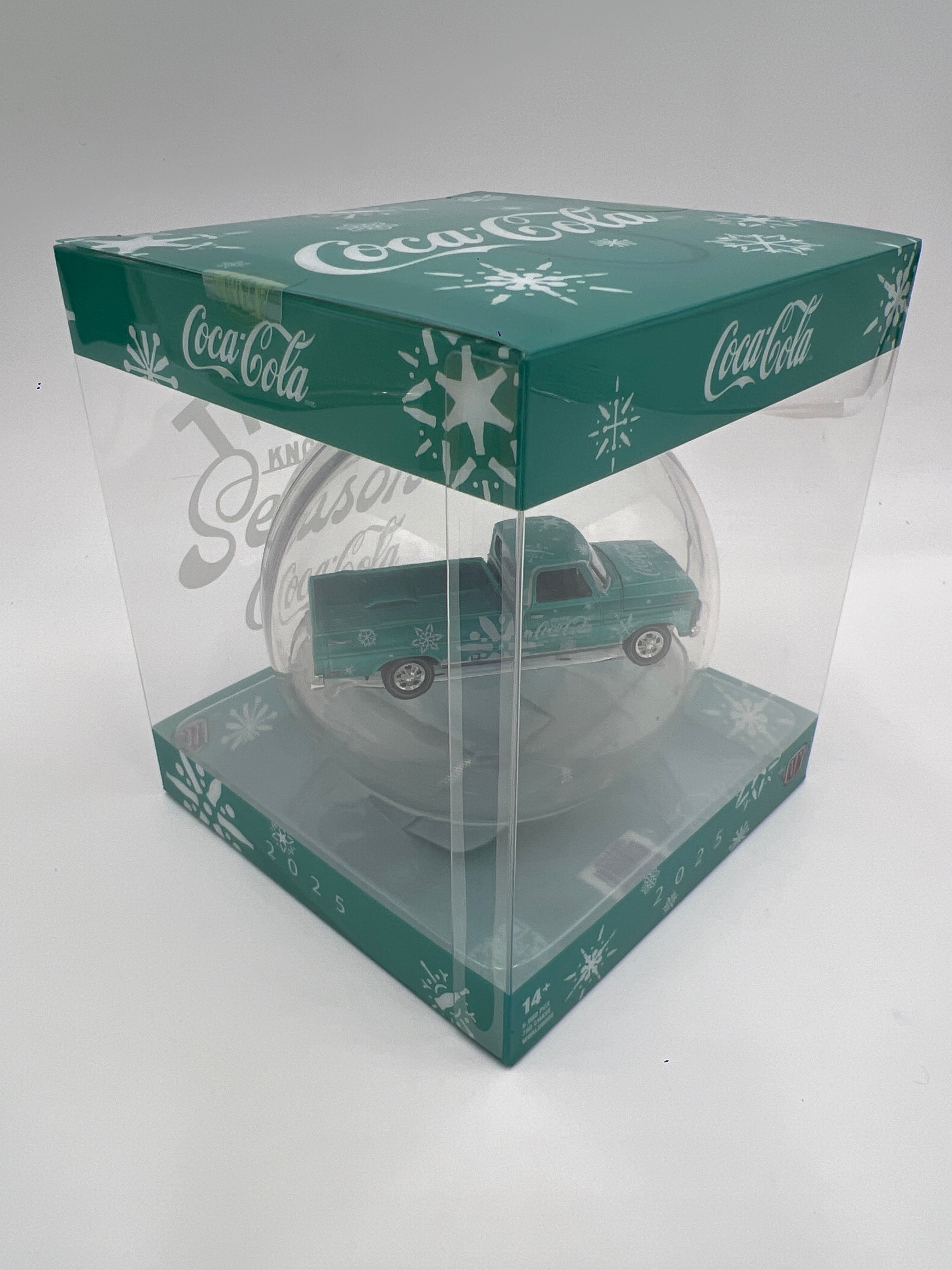 2025 M2 Machines Coca Cola Holiday Christmas Ornaments 1969 Ford F