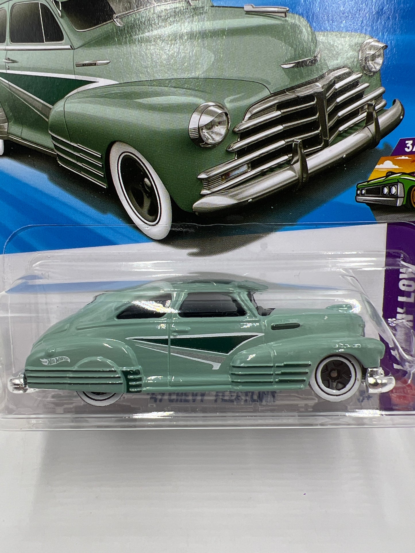 2026 Hot Wheels B Case Layin Low #45 47 Chevy Fleetline Green 11i