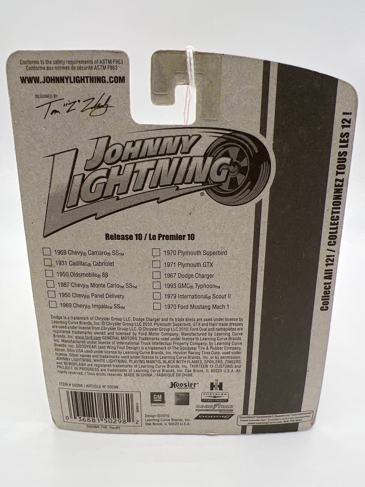 Johnny Lightning Release #10 1993 GMC Typhoon Red