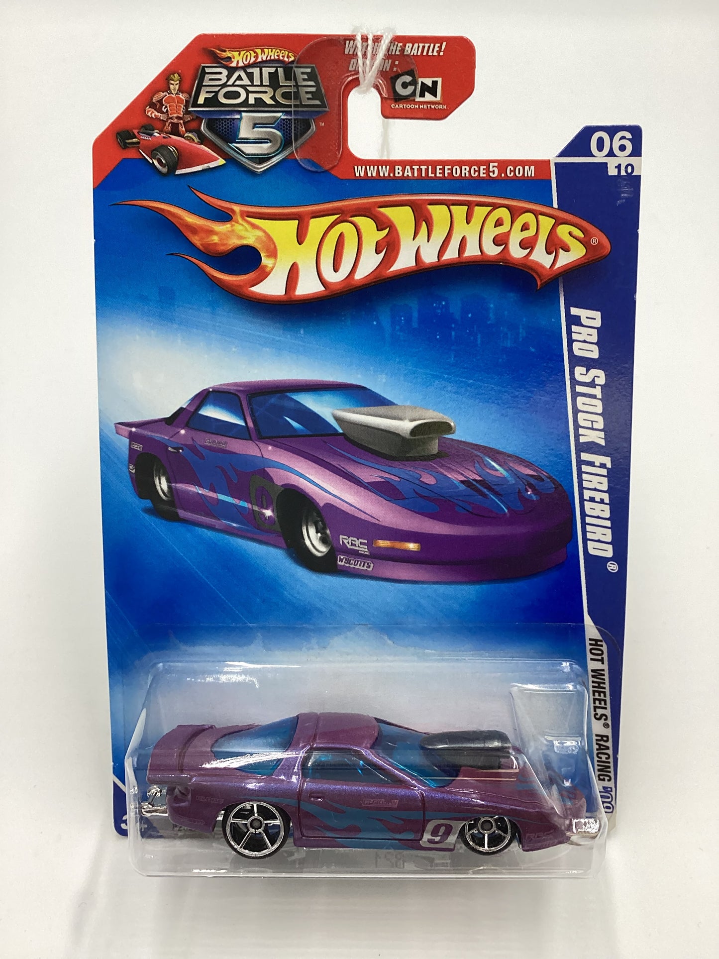 2009 Hot Wheels #072 Pro Stock Firebird Purple 42C