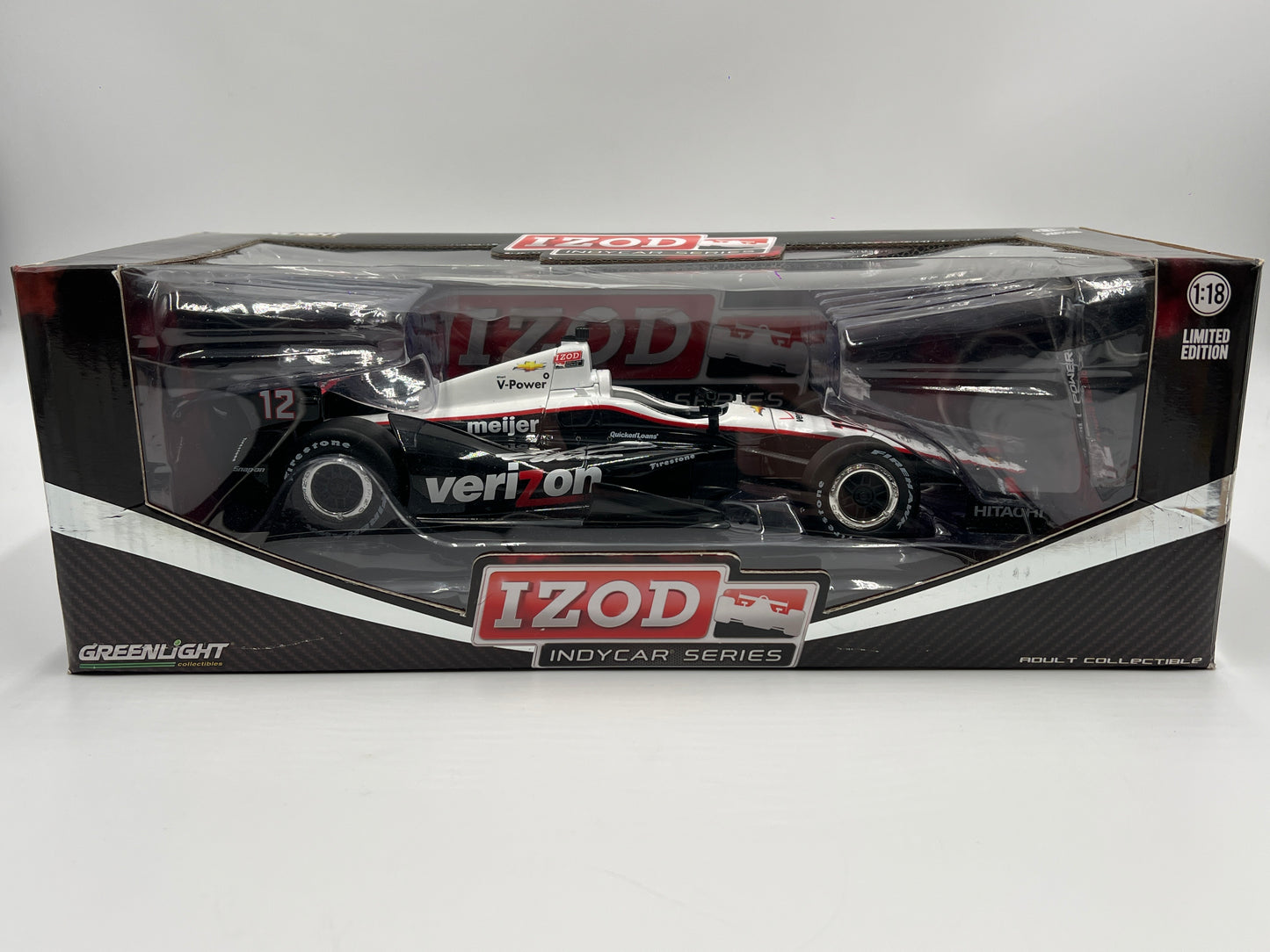 Greenlight 1:18 IZOD Indycar Series Will Power #12 Penske Racing Verizon SIGNED