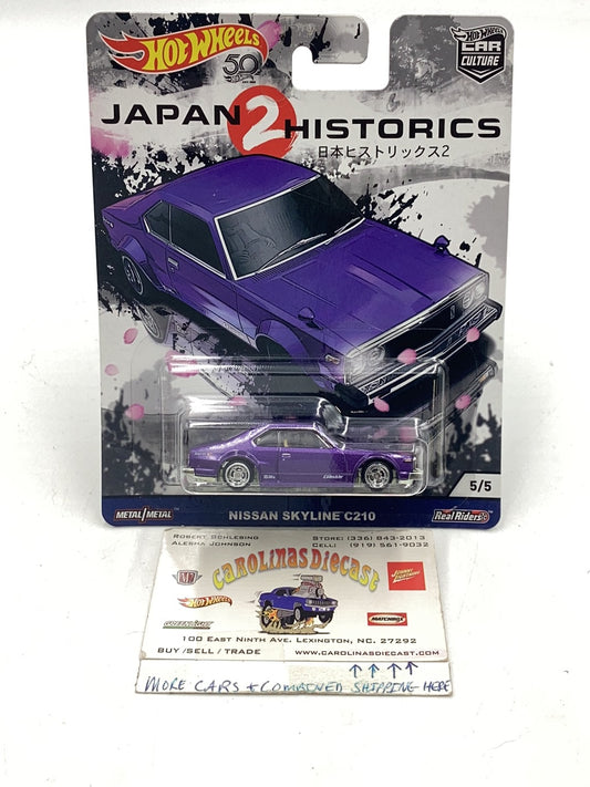 Hot Wheels Japanese Historics 2 Nissan Skyline C210