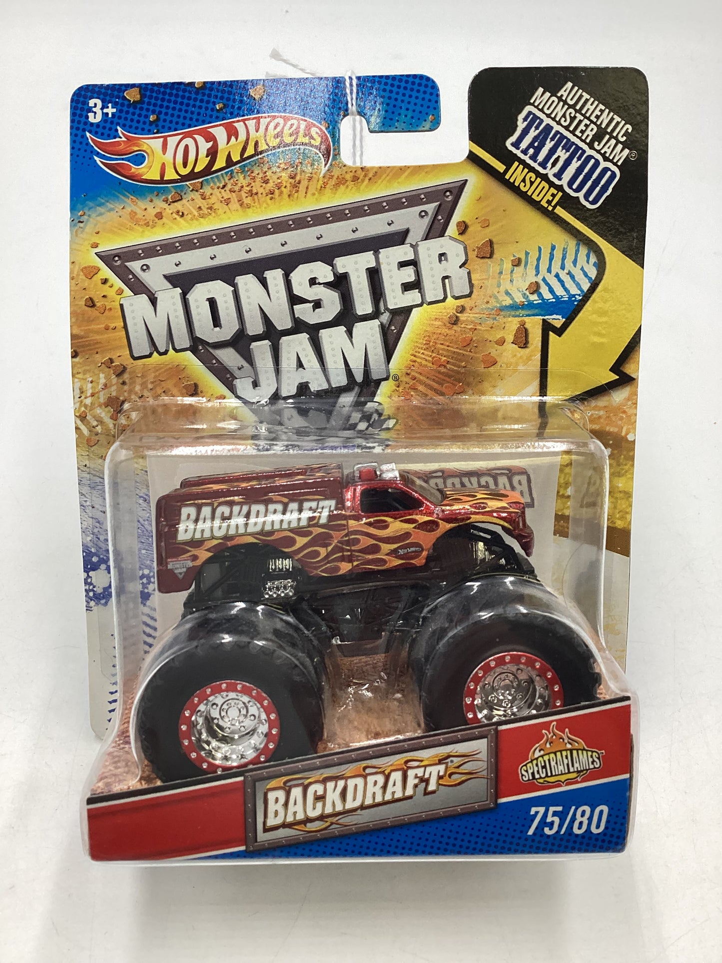 Hot Wheels Monster Jam Backdraft Spectraflame 124A