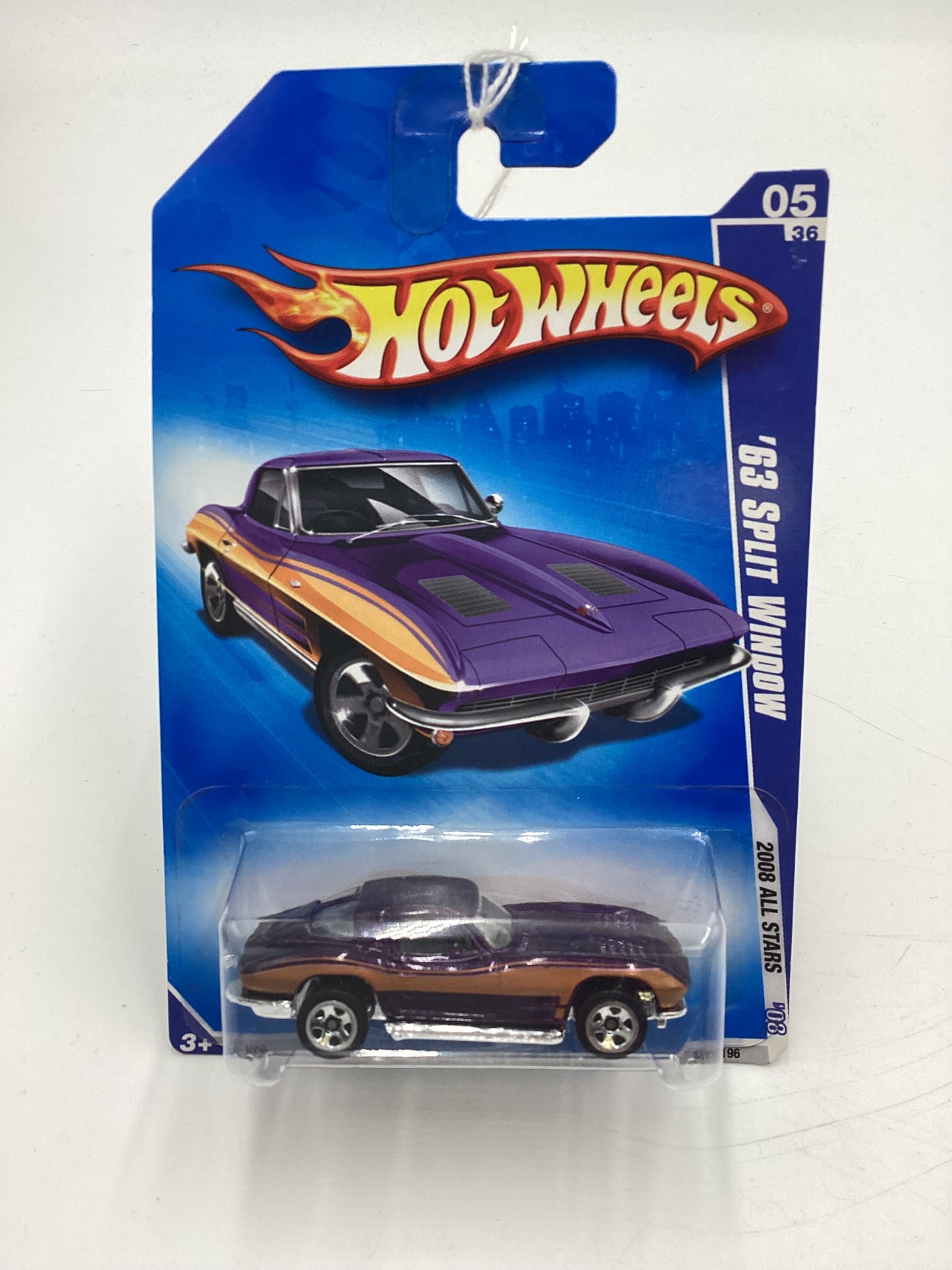 2008 Hot Wheels All Stars #45 63 Split Window Purple