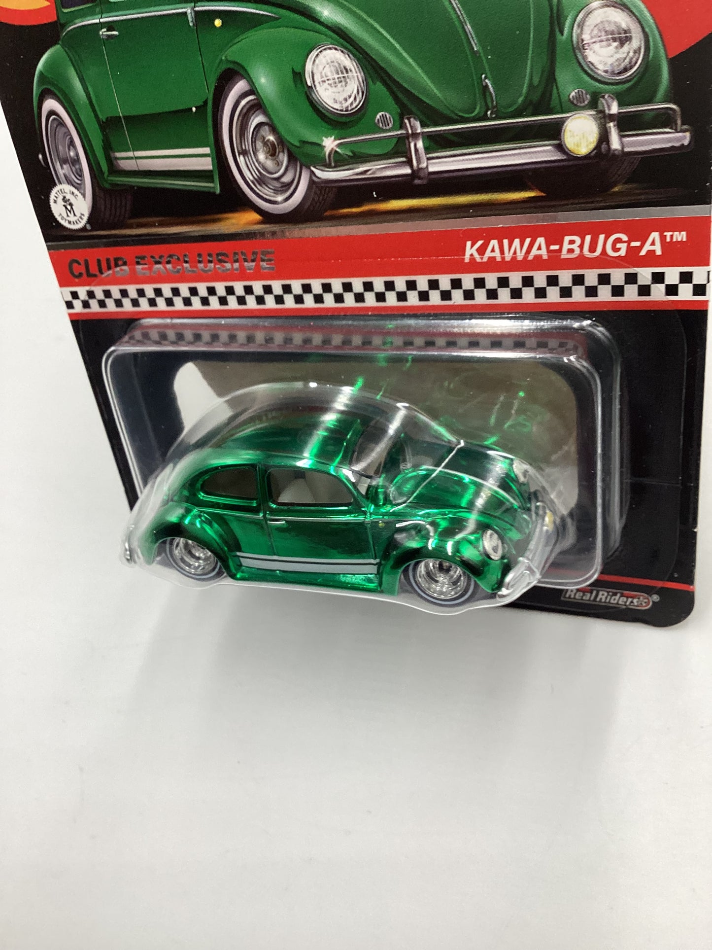 2024 Hot Wheels RLC Club Exclusive Kawa-Bug-A with patch & button with protector Kawa-Bug-A Green