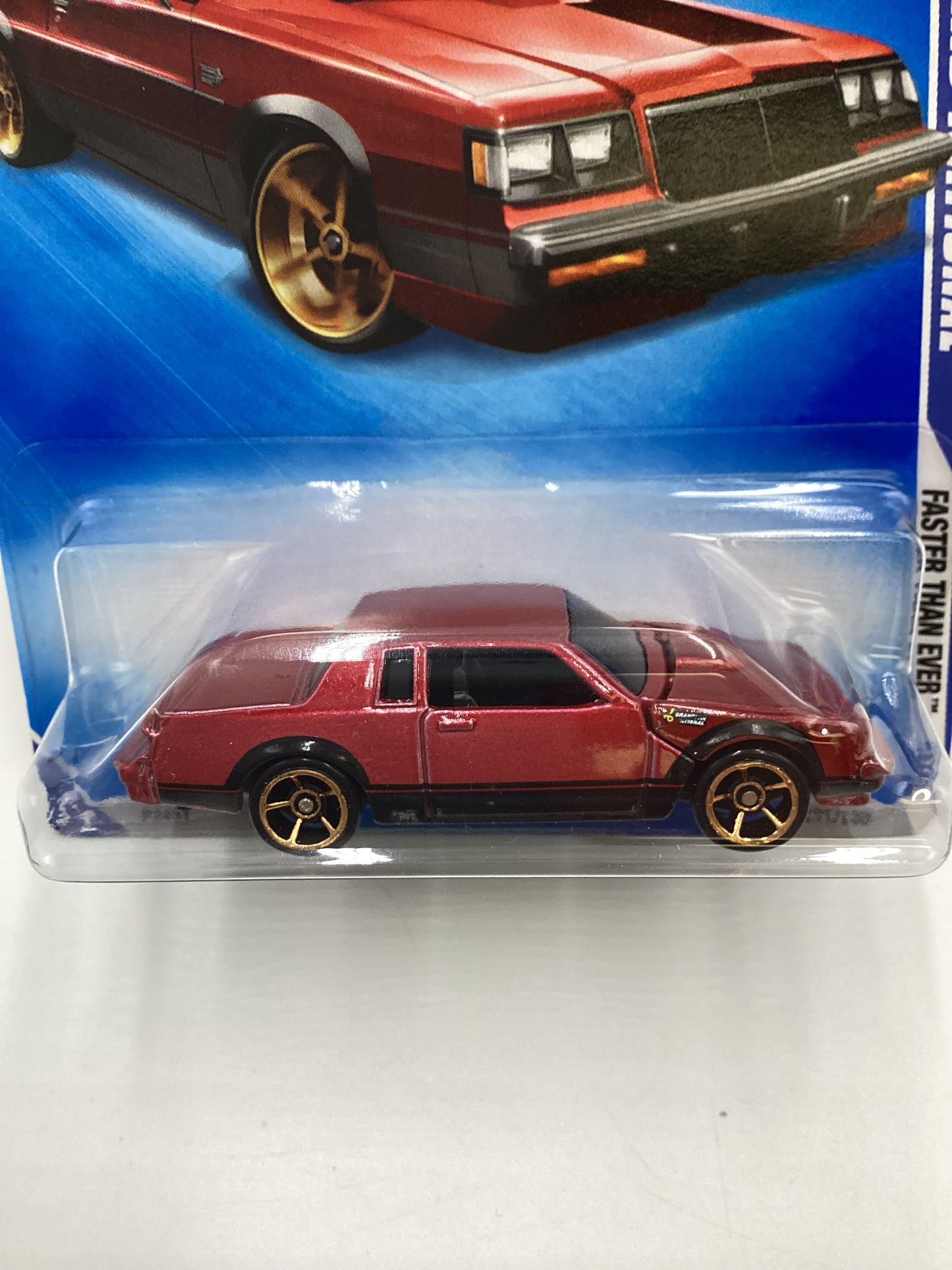 2009 Hot Wheels #131 Buick Grand National Red 44B