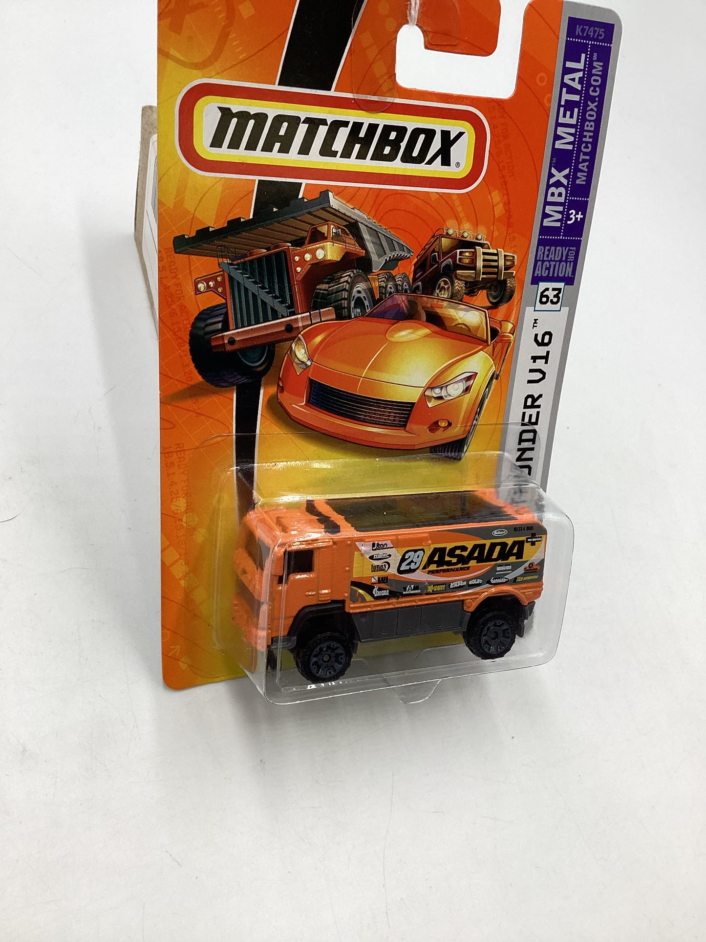 Matchbox #63 MBX Metal Desert Thunder V16 207D