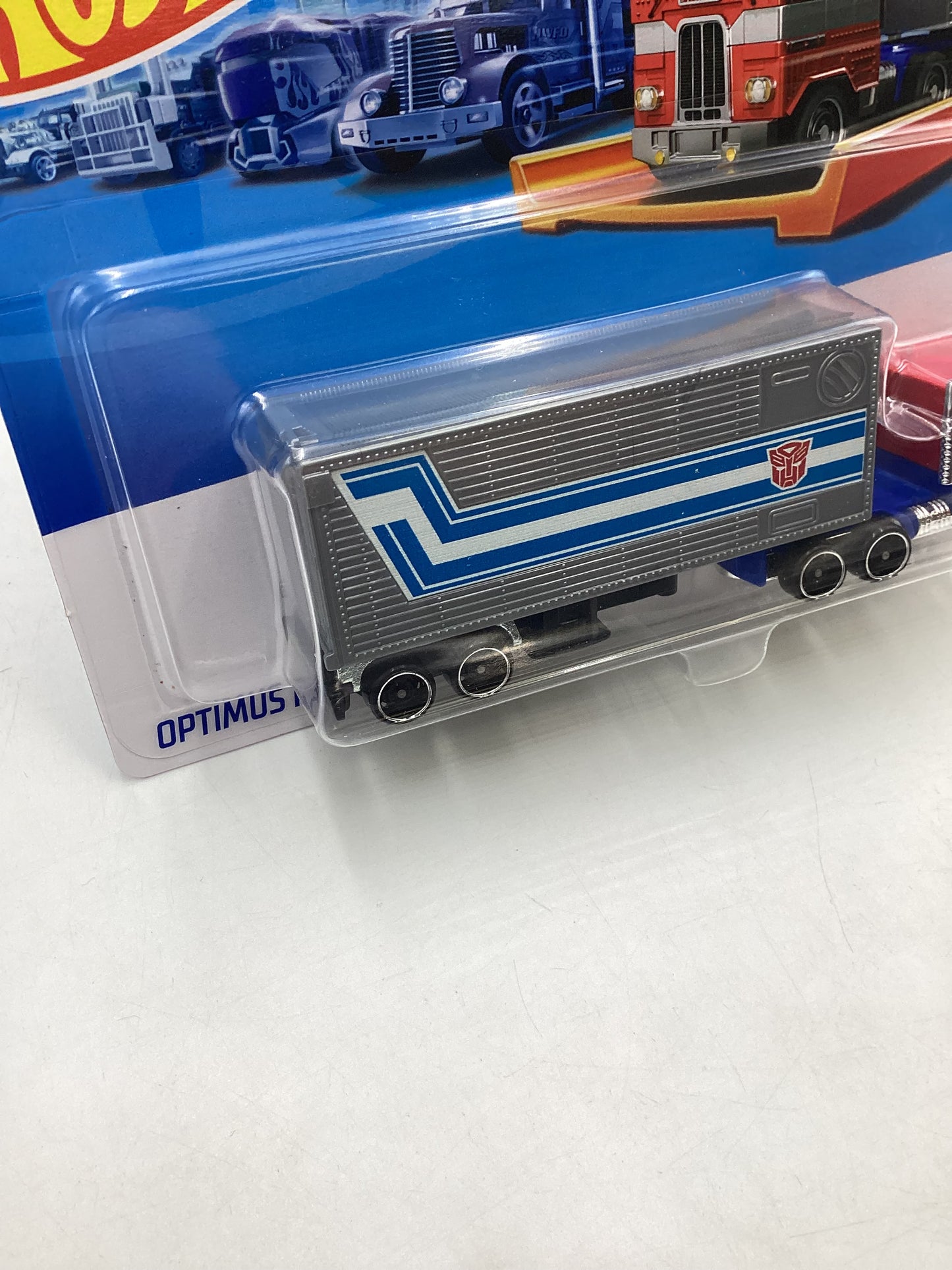2024 Hot Wheels Track Fleet Optimus Prime see description SR